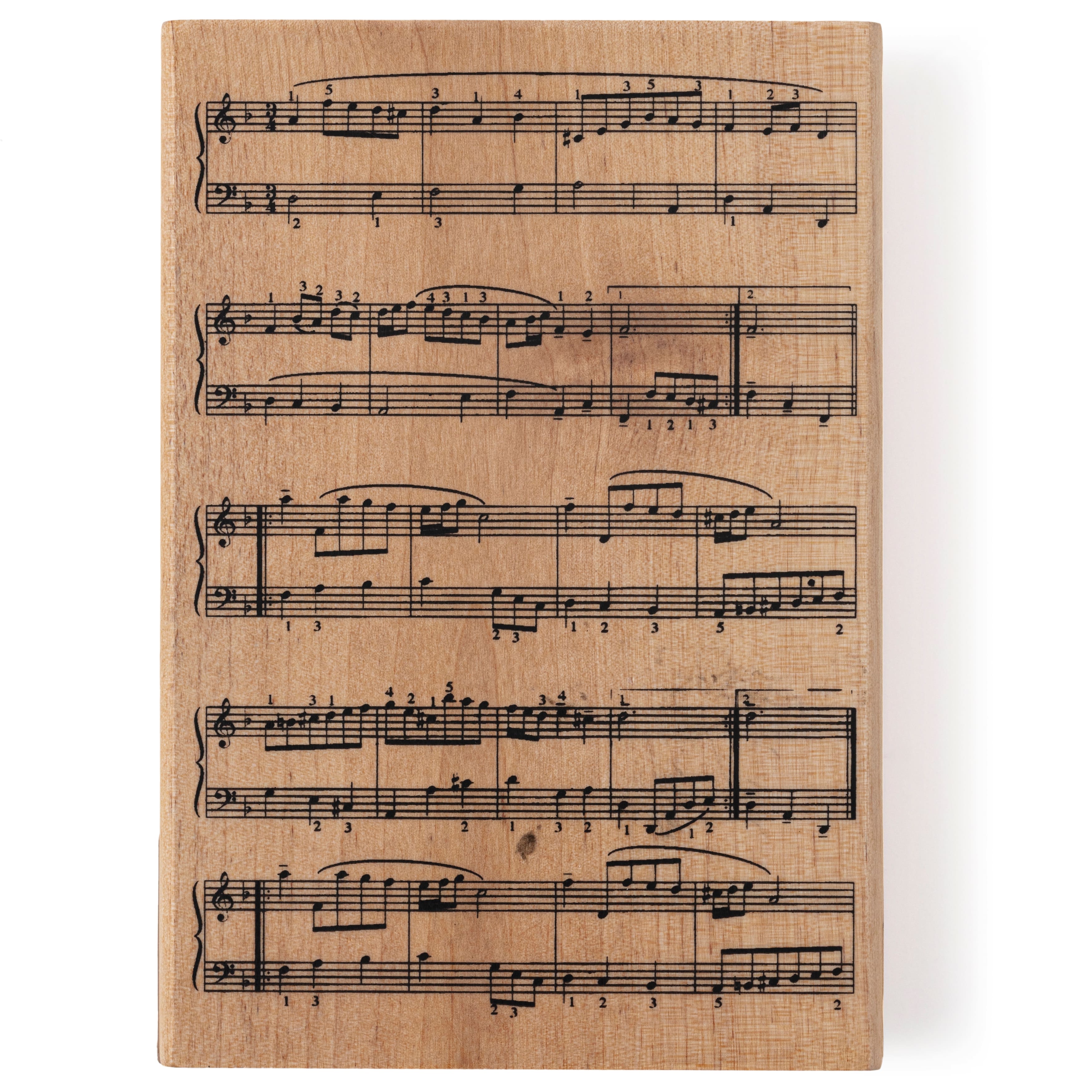 6 Pack: Sheet Music Wood Stamp by Recollections™