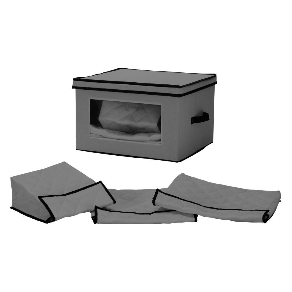 Household Essentials Canvas Serveware Storage Box