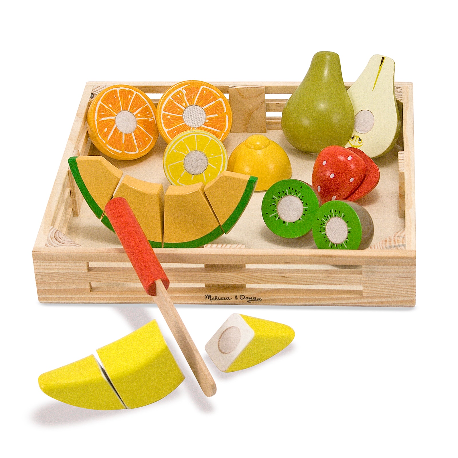 Melissa & Doug® Cutting Fruit Crate Wooden Play Food | Michaels®