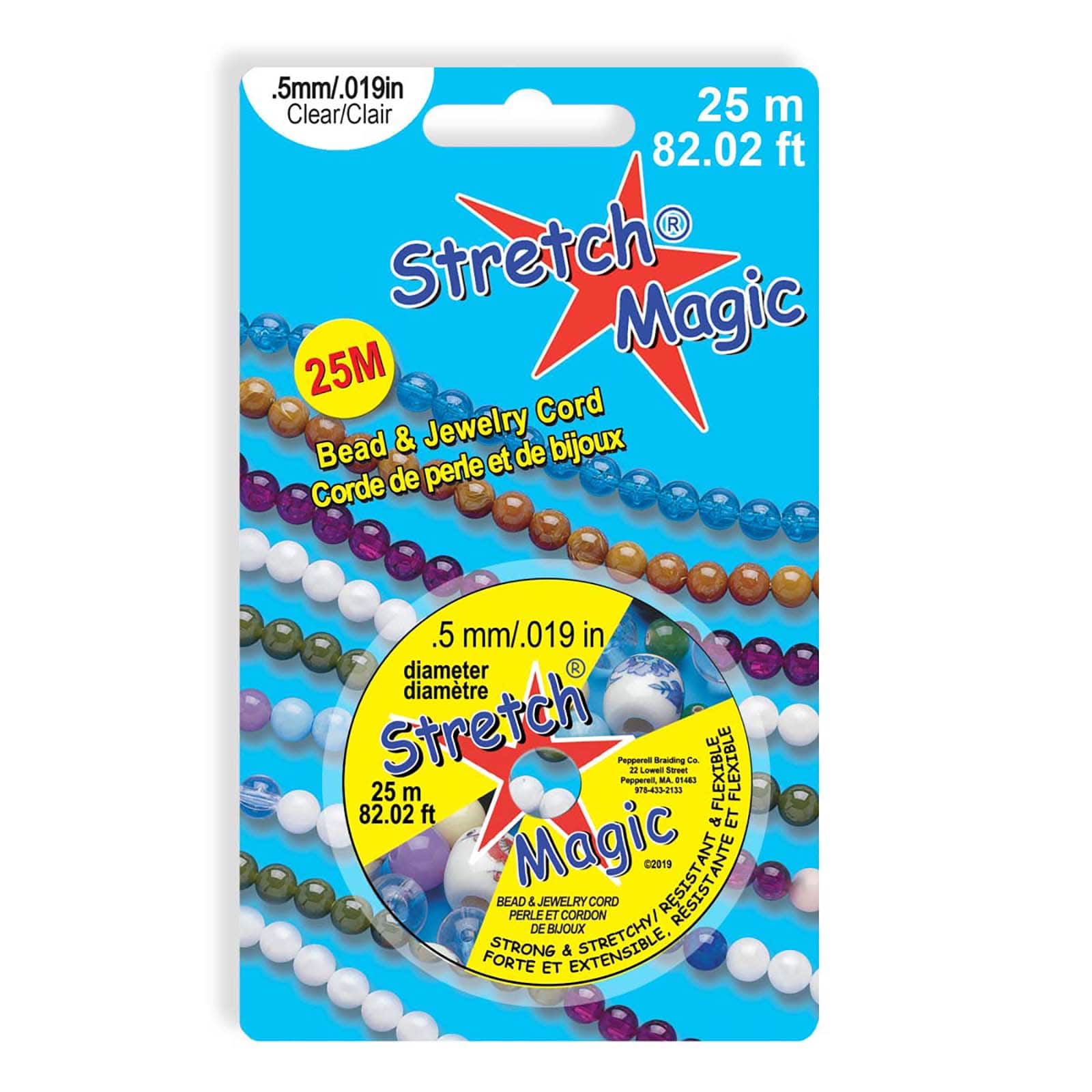 Stretch Magic® Clear Bead & Jewellery Cord, 0.5mm