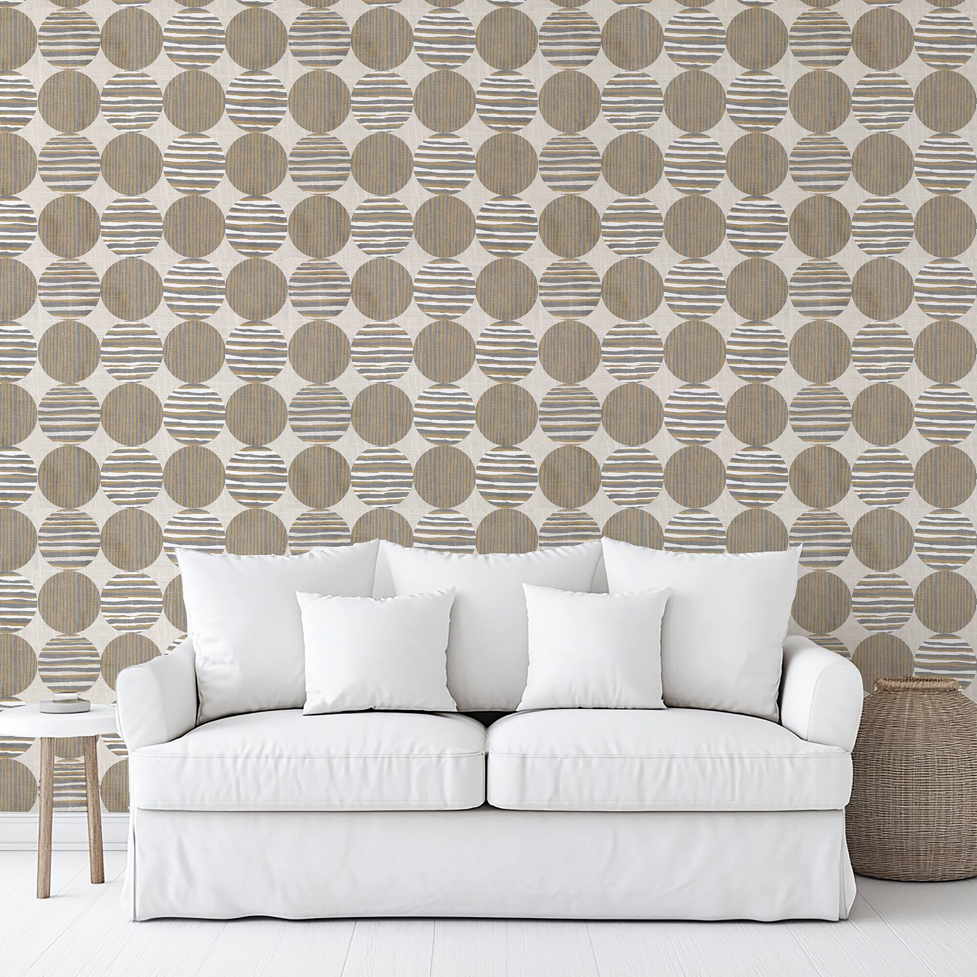 Designs Direct Horizon Circles Peel & Stick Wallpaper