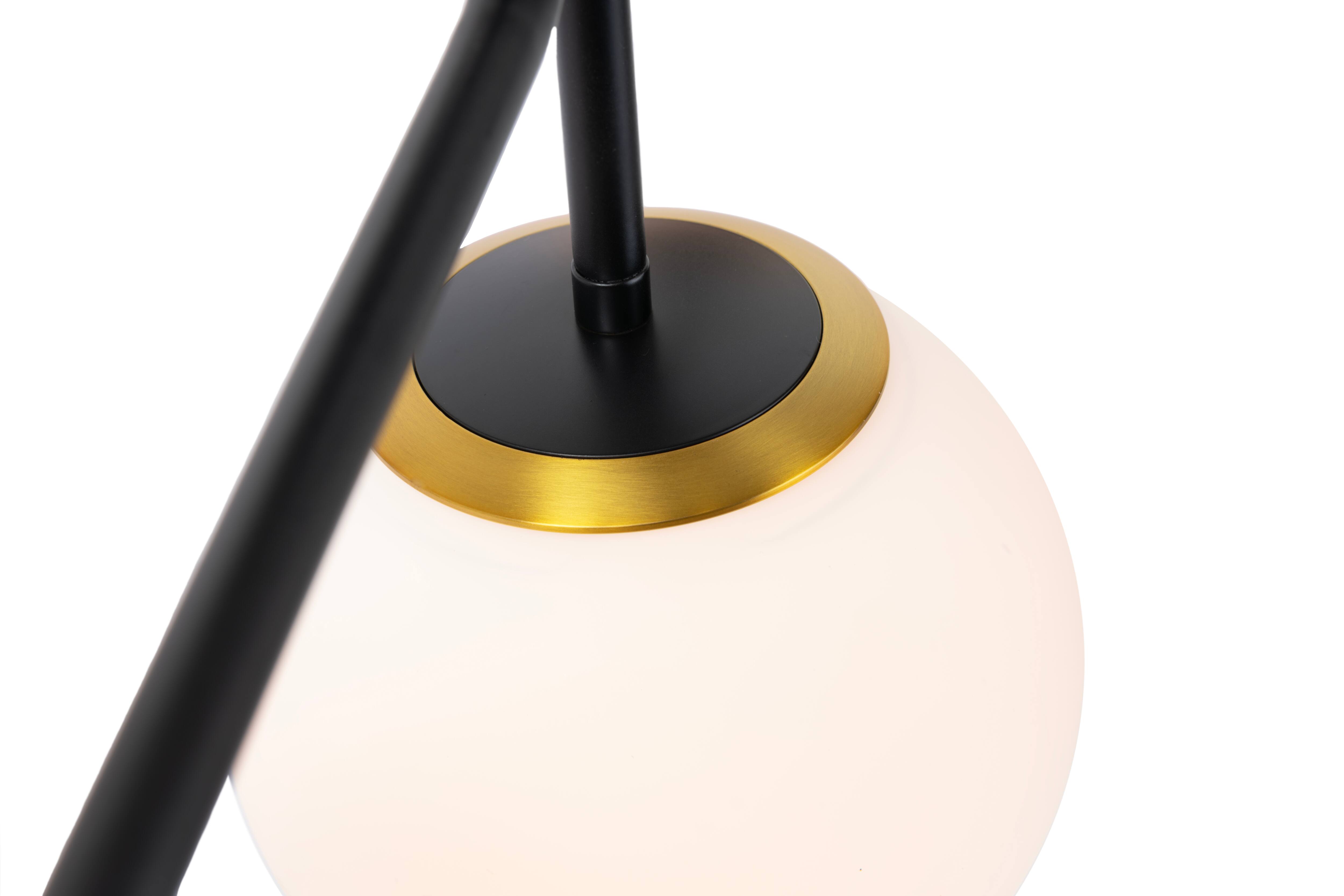 Hello Honey® 27.5" Sputnik Semi-Flush Mount Opal Glass Ceiling Light