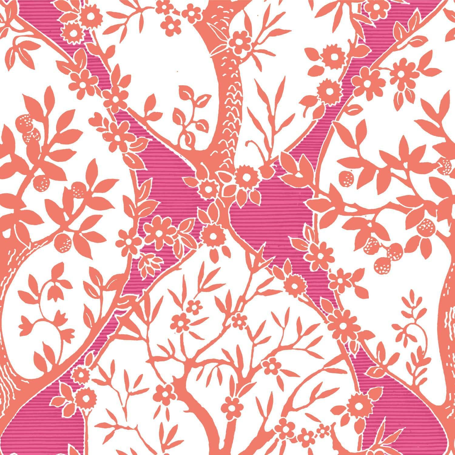 RoomMates Tree & Vine Ogee Peel & Stick Wallpaper