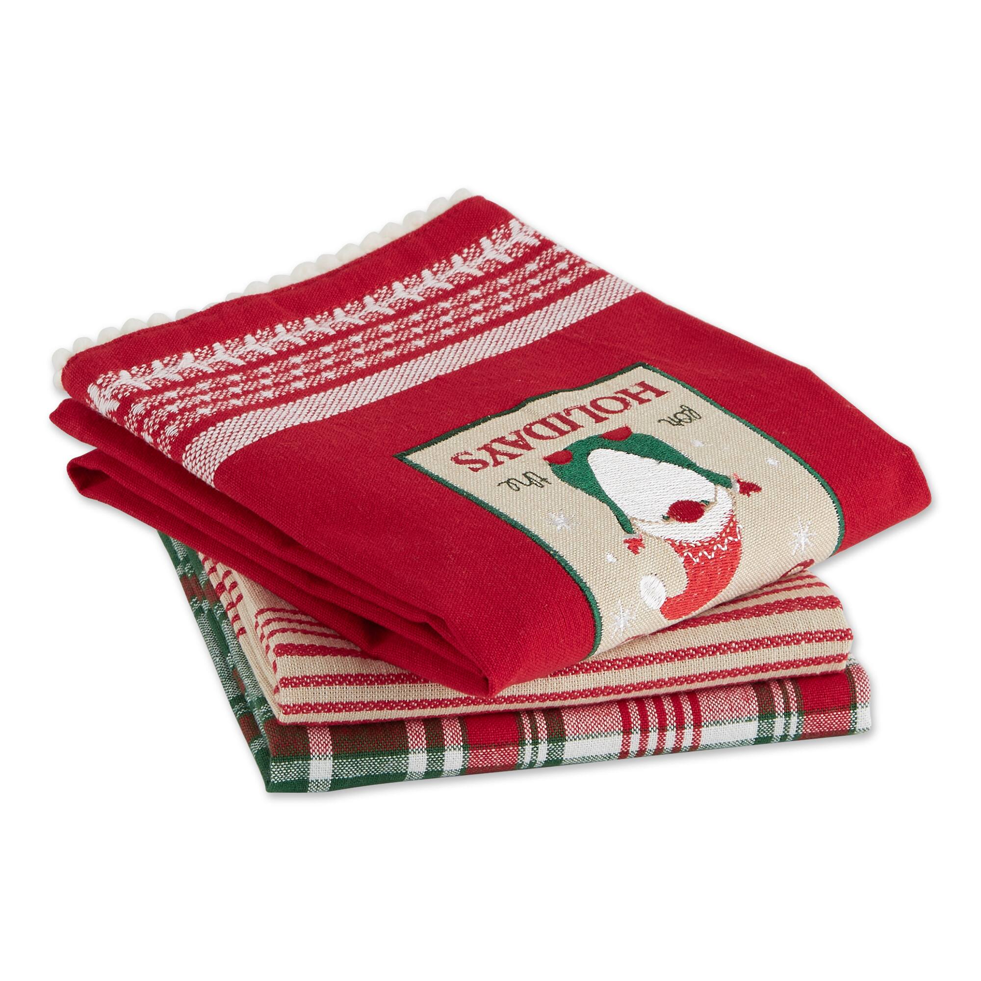 DII® Assorted Little Gnome Dishtowel Set