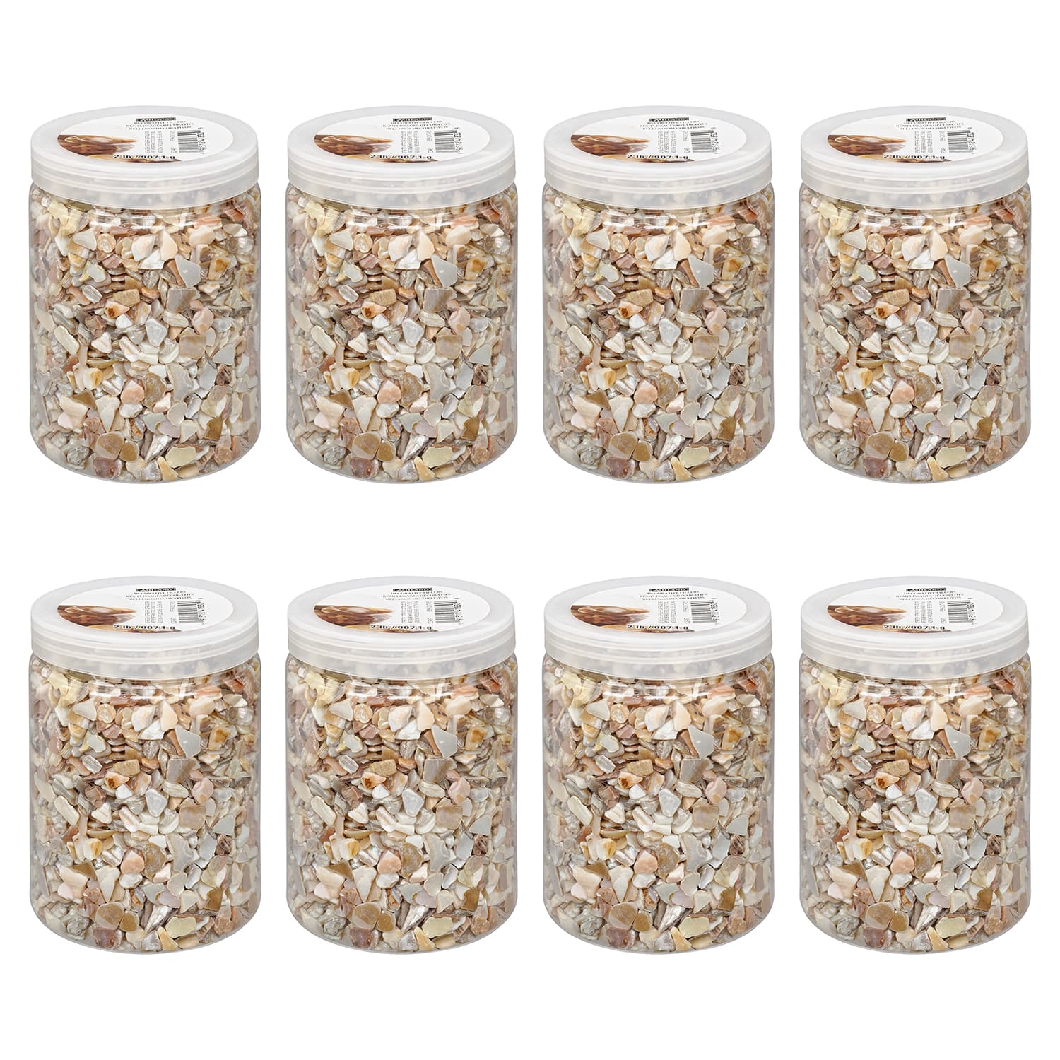 8 Pack: Natural Crushed Shells By Ashland™