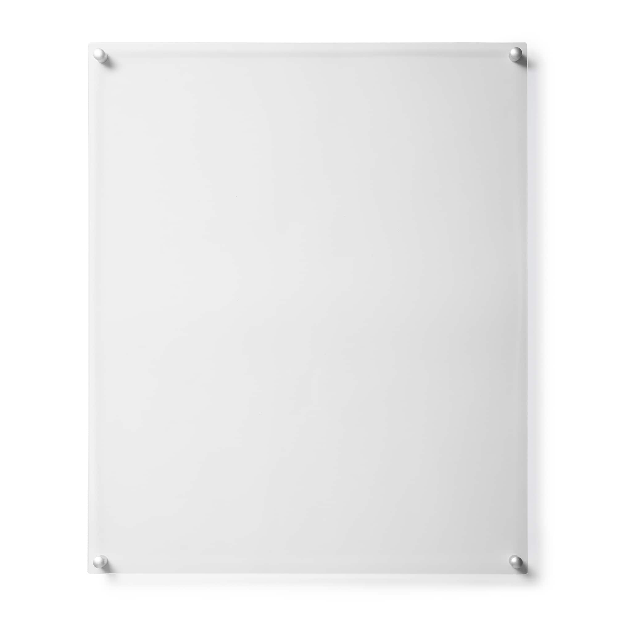 Cool Modern Frames Clear Acrylic Float Frame with Silver Hardware