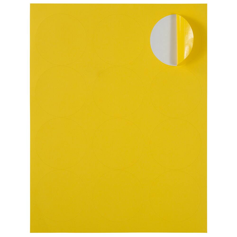 JAM Paper 2.5" Circle Product & Container Labels, 120ct.