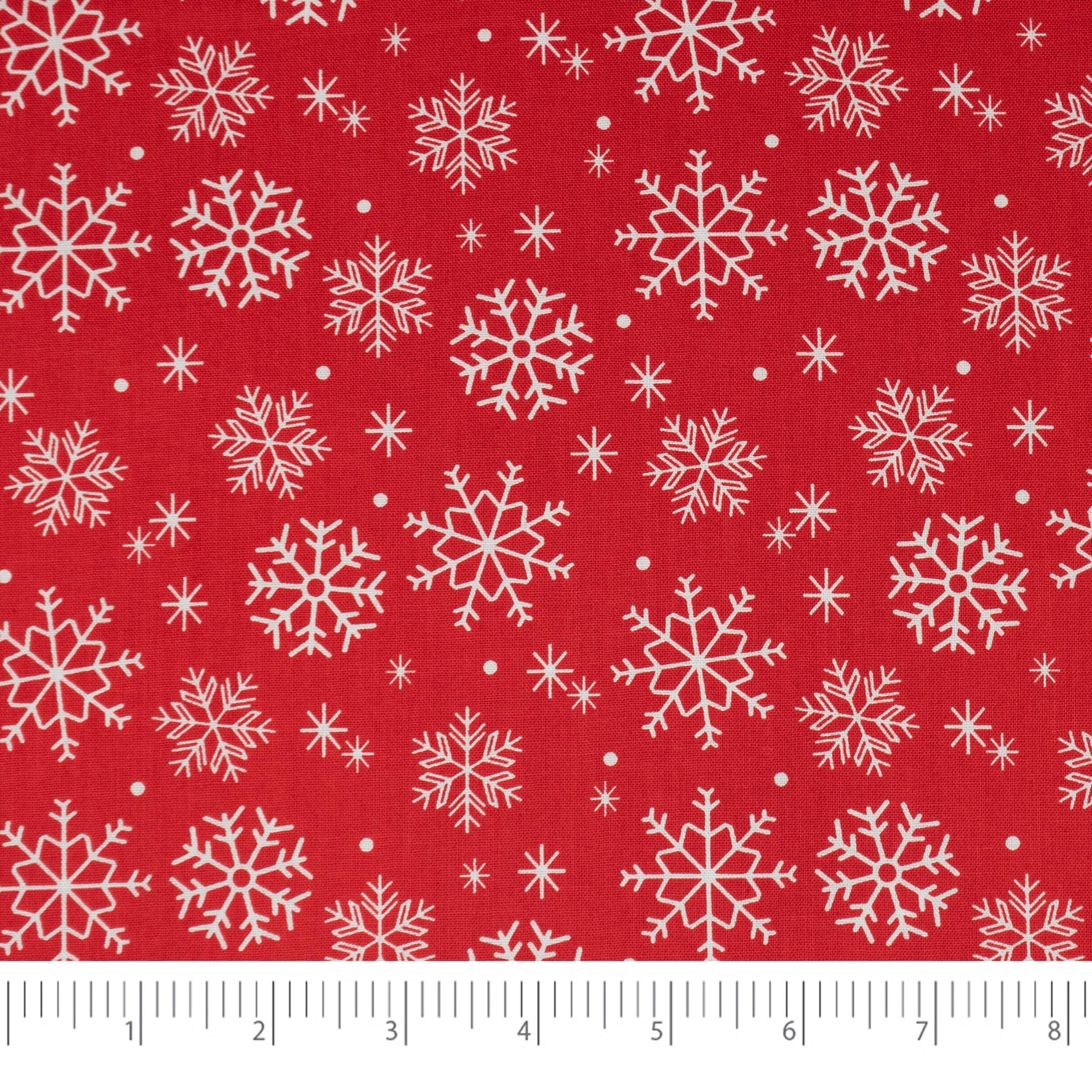 SINGER Christmas Floral Aqua 5 Piece Fat Quarter Bundle