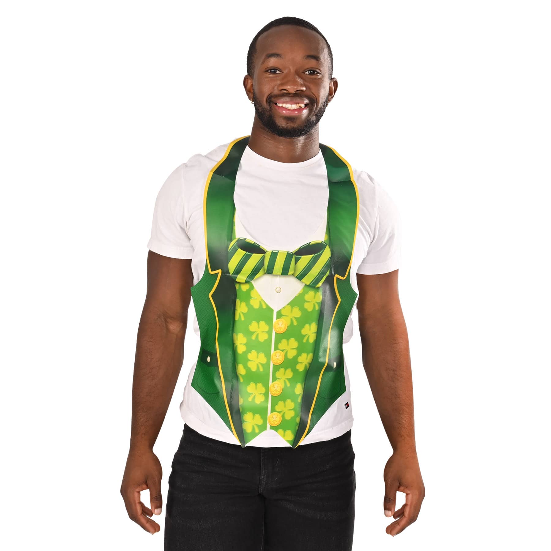 Beistle Plastic St. Patrick's Day Vests, 2ct.