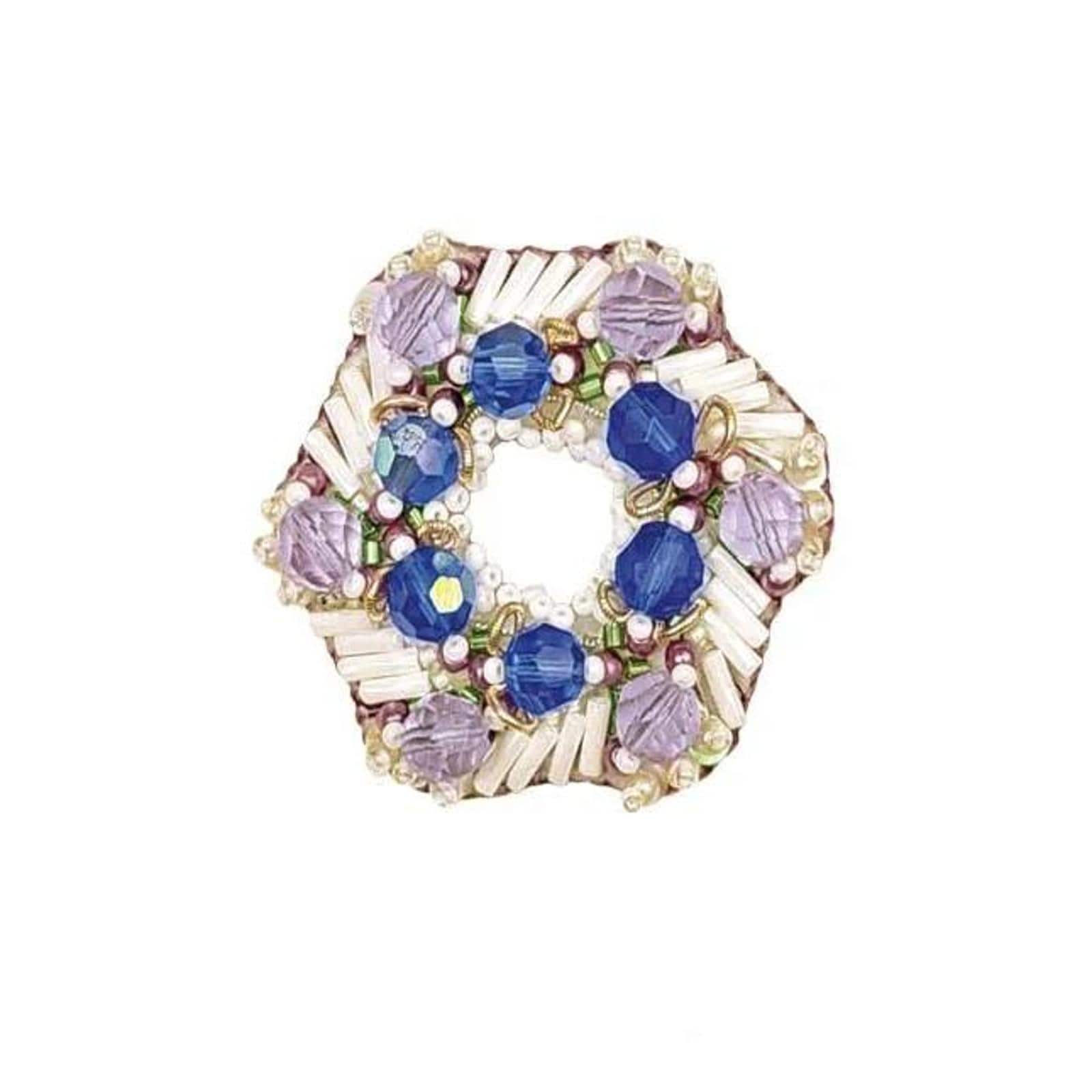 Crystal Art Brooch Winter Wreath Kit