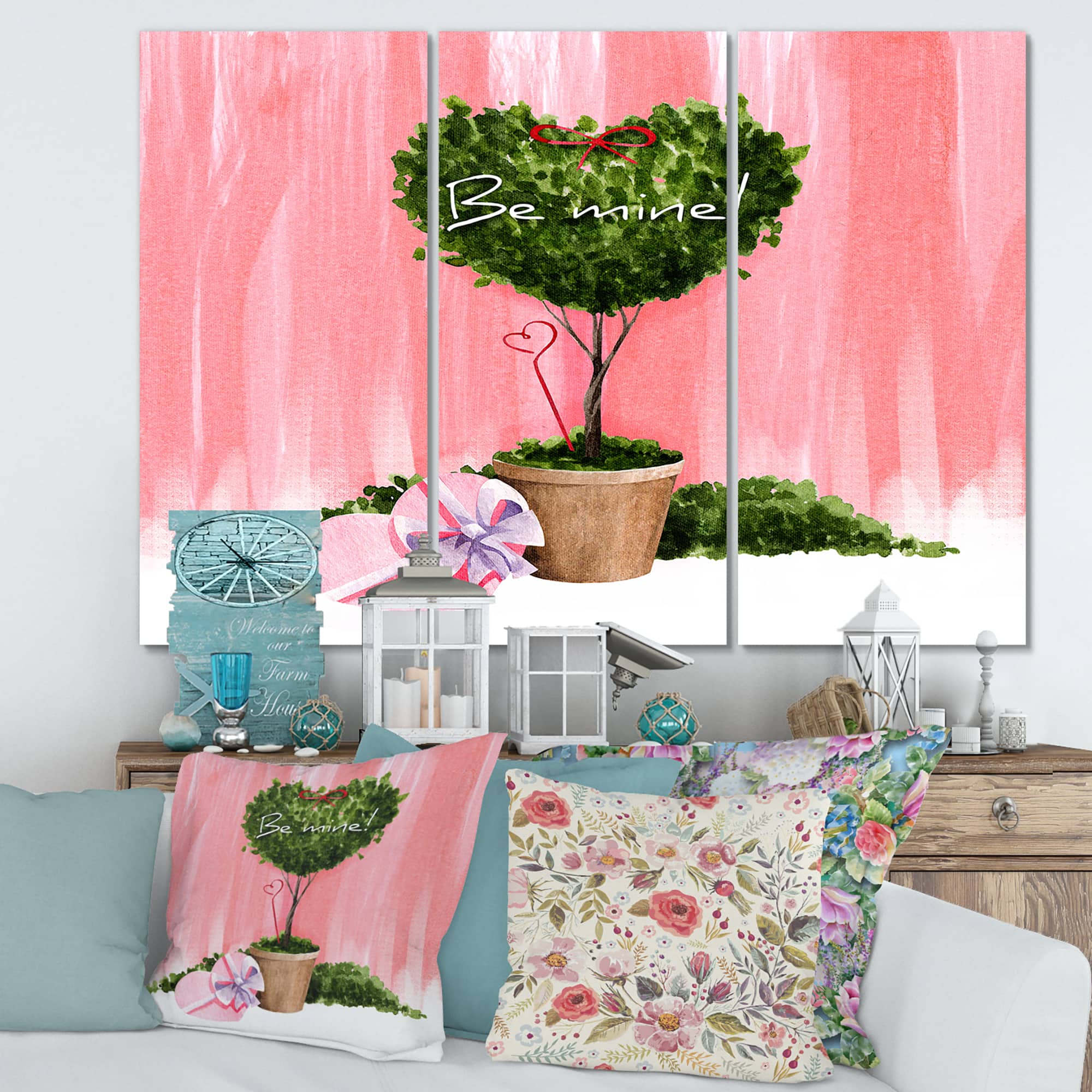 Designart - Heart Shaped Valentine House Plant
