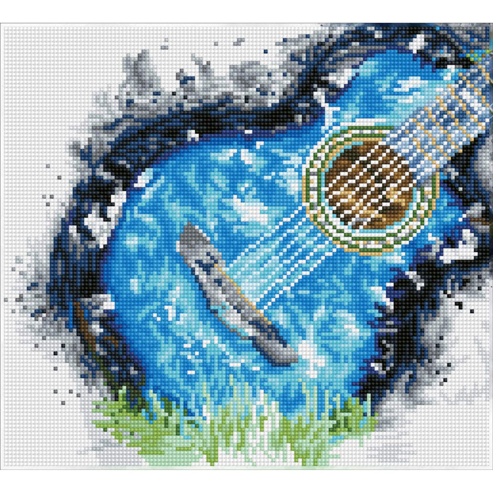 Diamond Dotz® Intermediate Blue Grass Diamond Painting Kit 