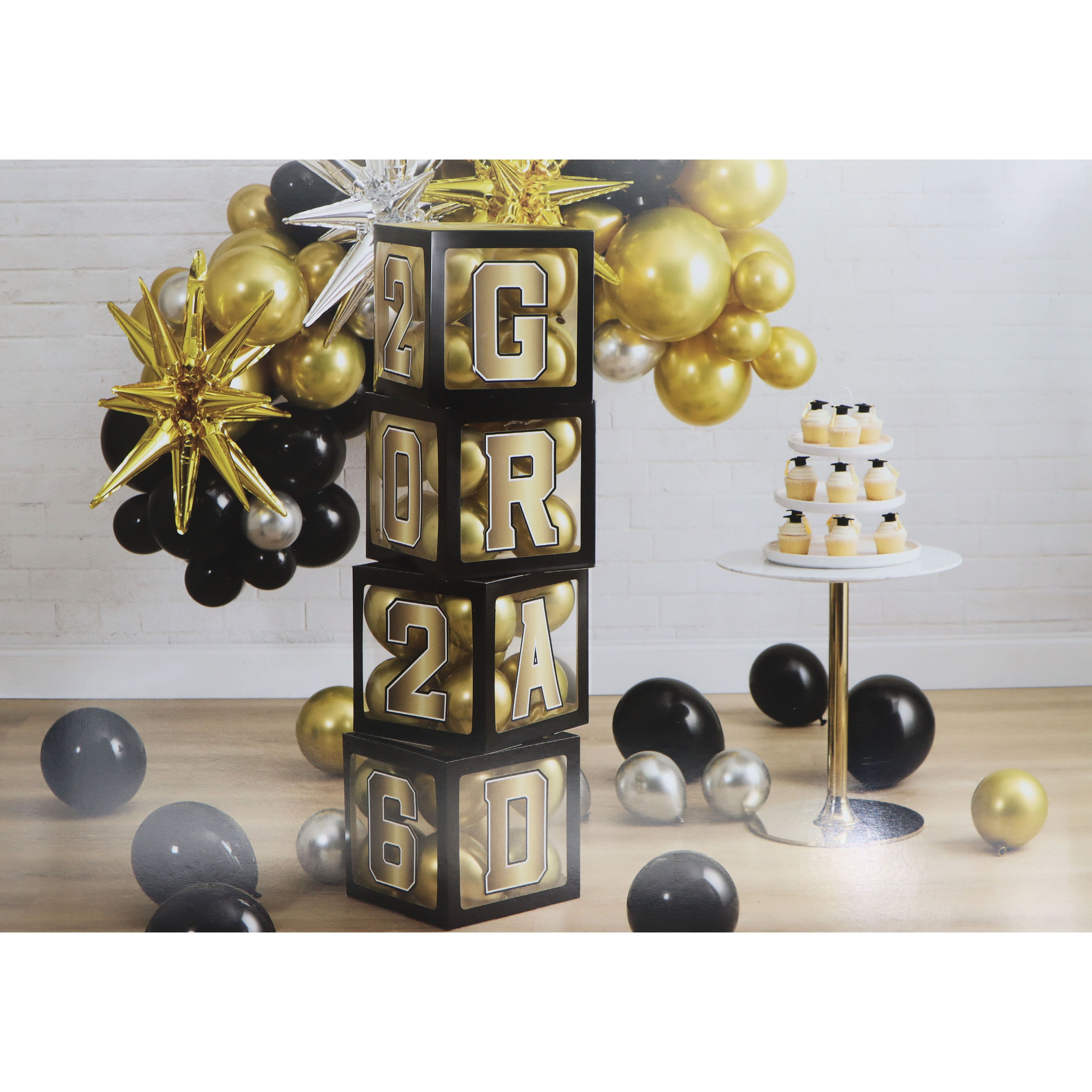 Graduation Balloon Décor Boxes by Celebrate It™