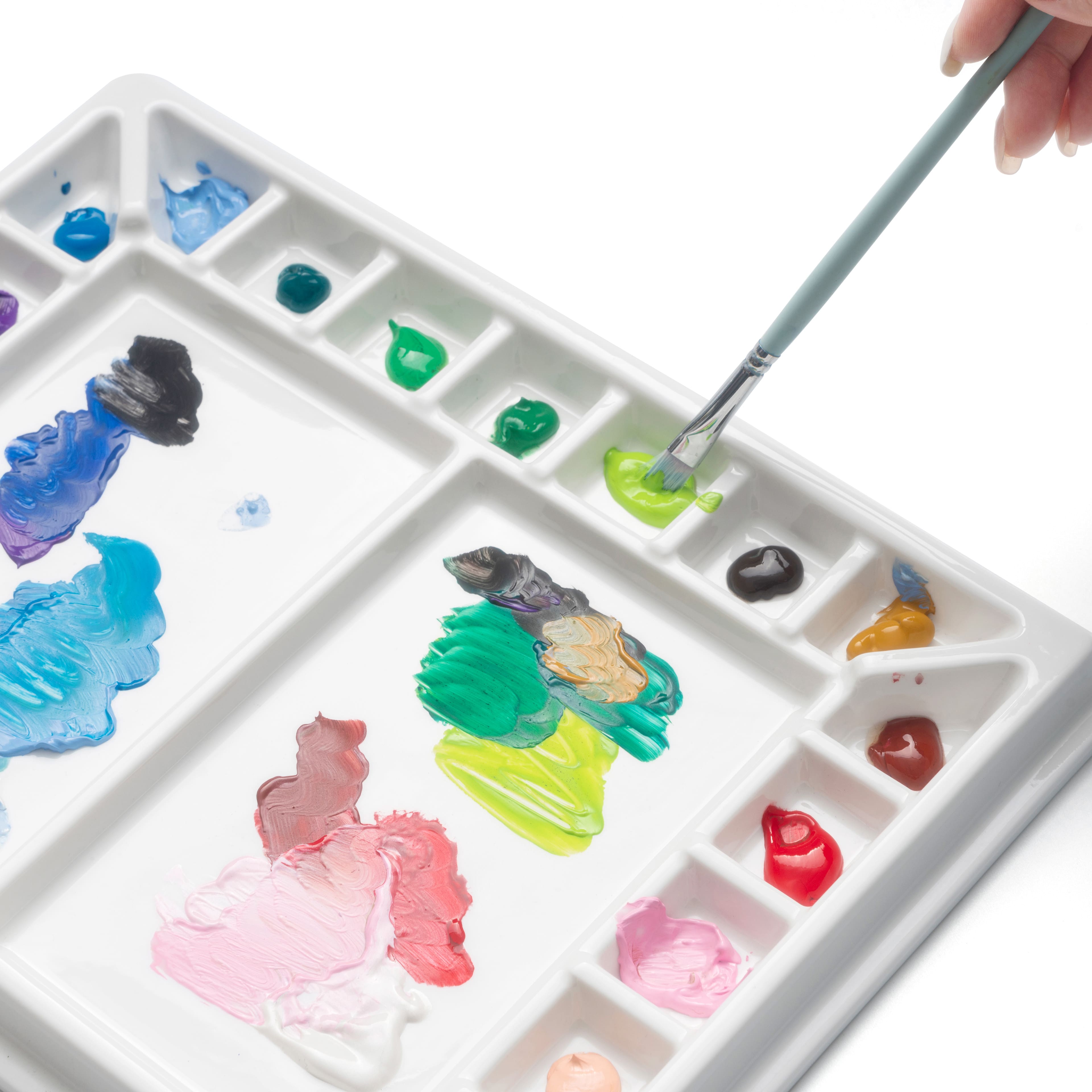 8 Pack: Large Rectangle Porcelain Palette by Artist's Loft®
