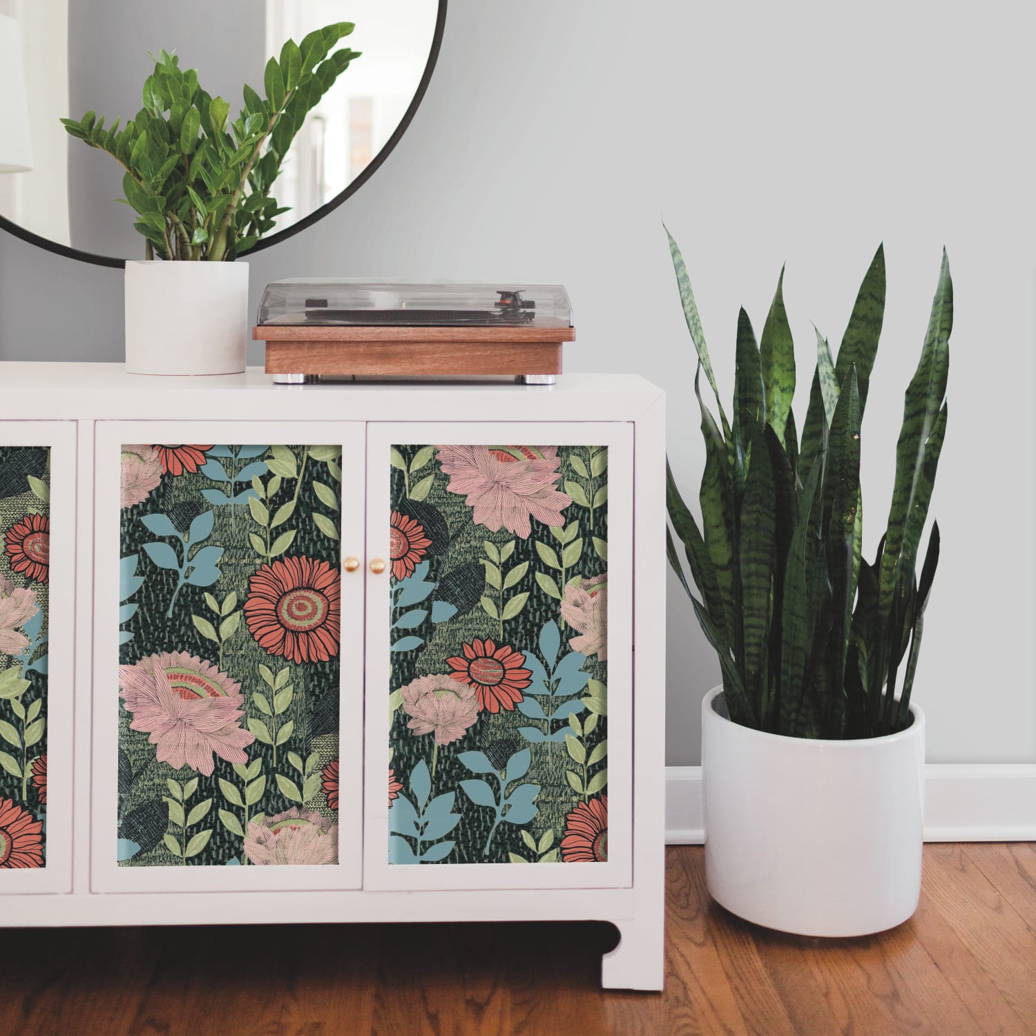 RoomMates Tamara Day Green Botanical Garden Peel & Stick Wallpaper