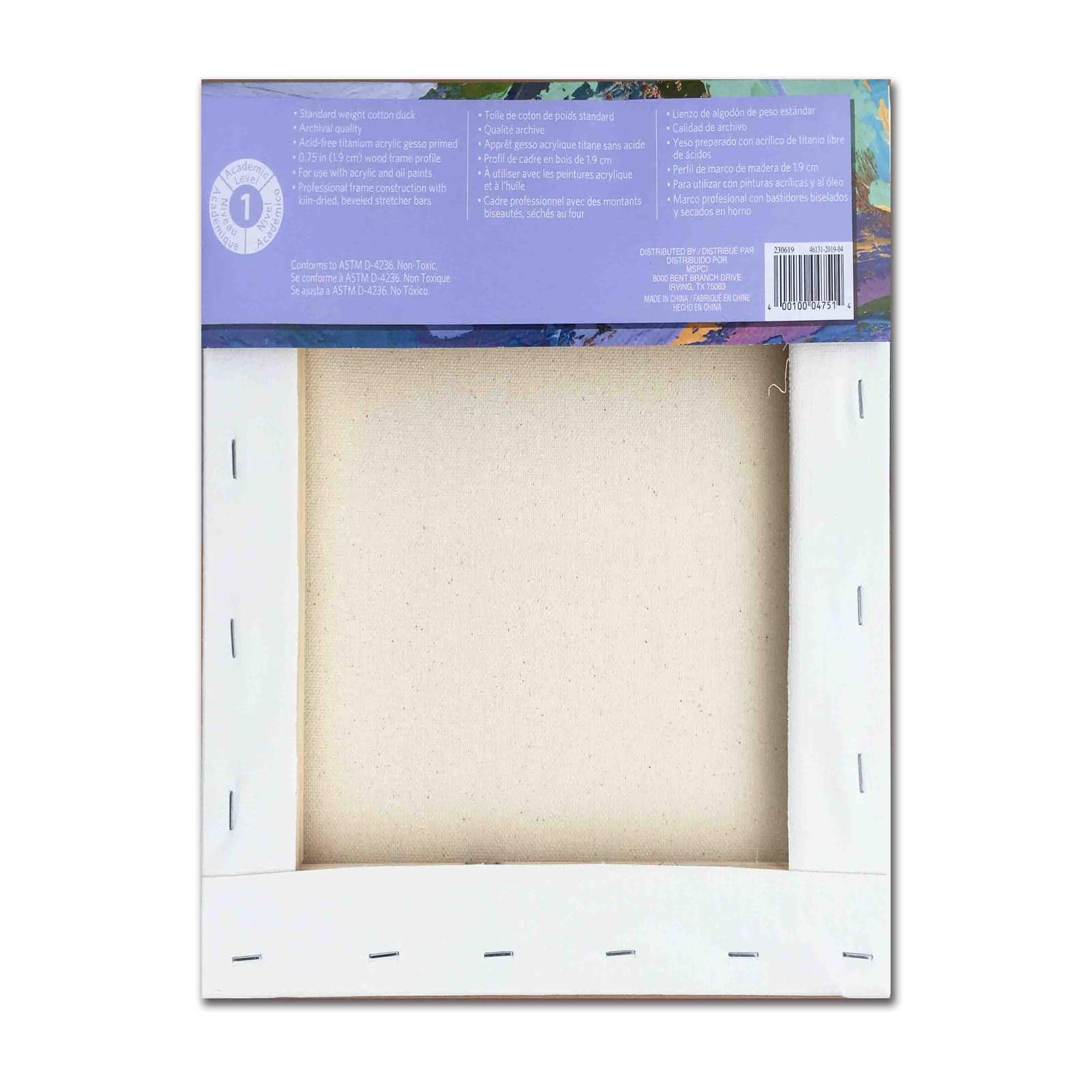 12 Pack: Level 1 Back Stapled Traditional Canvas by Artist's Loft