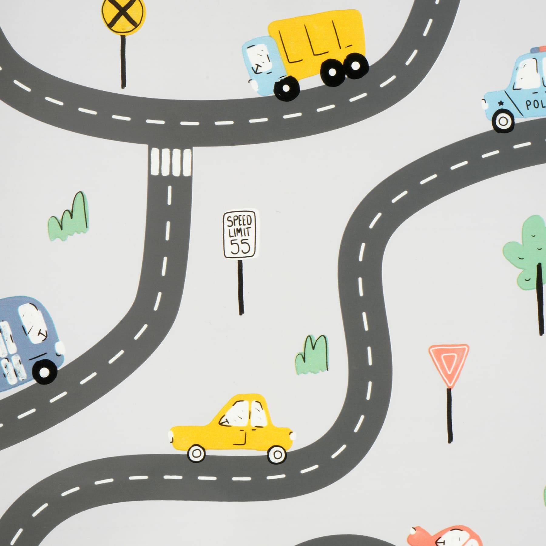 Roads & Cars Gift Wrap by Celebrate It™