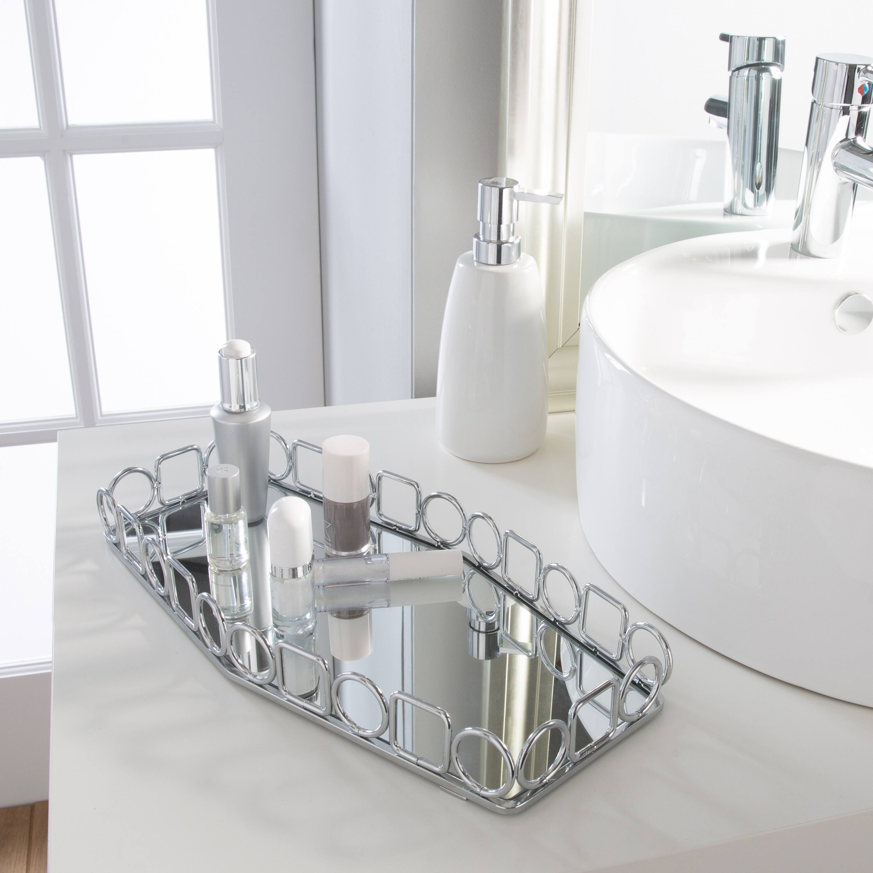 Home Details Circles & Squares Vanity Mirror Tray