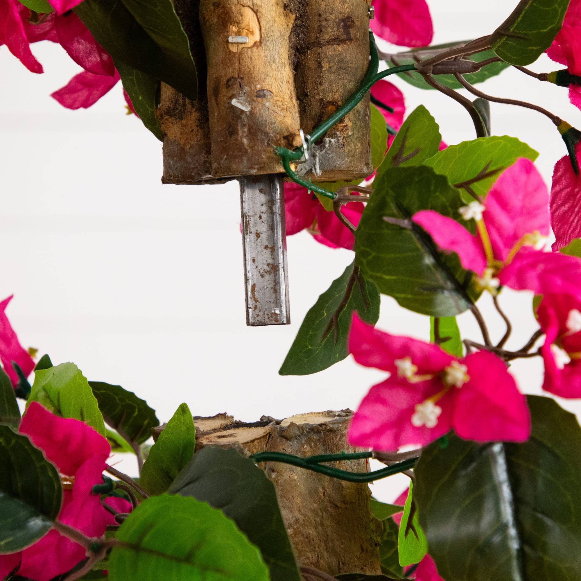 4ft. UV Resistant Artificial Spiral Bougainvillea Tree (Indoor/Outdoor)