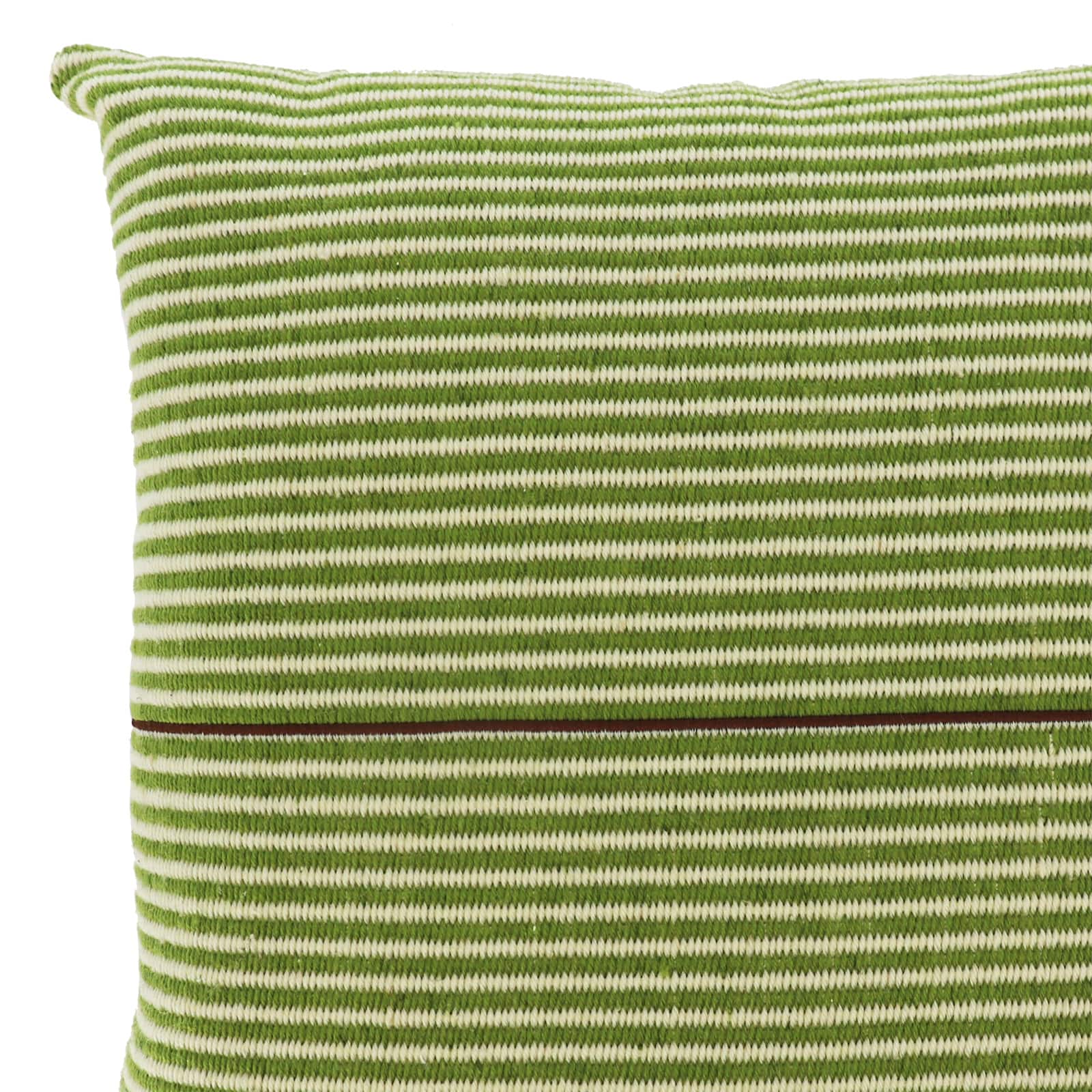 18" x 18" Green Striped Pillow by Ashland®