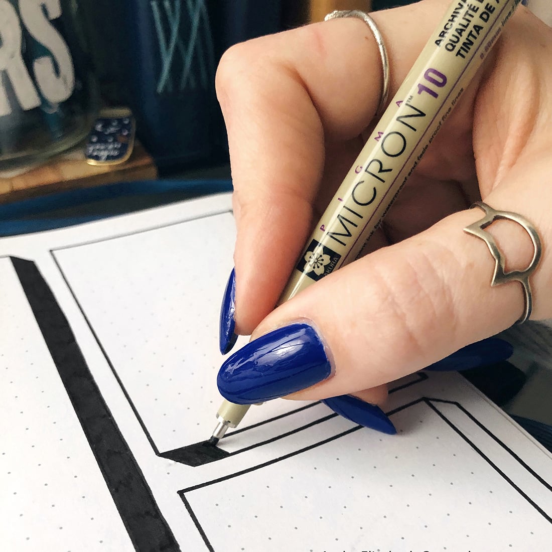 Pigma® Micron® Fine Line Pen Assorted Tip 3 Pack, Black