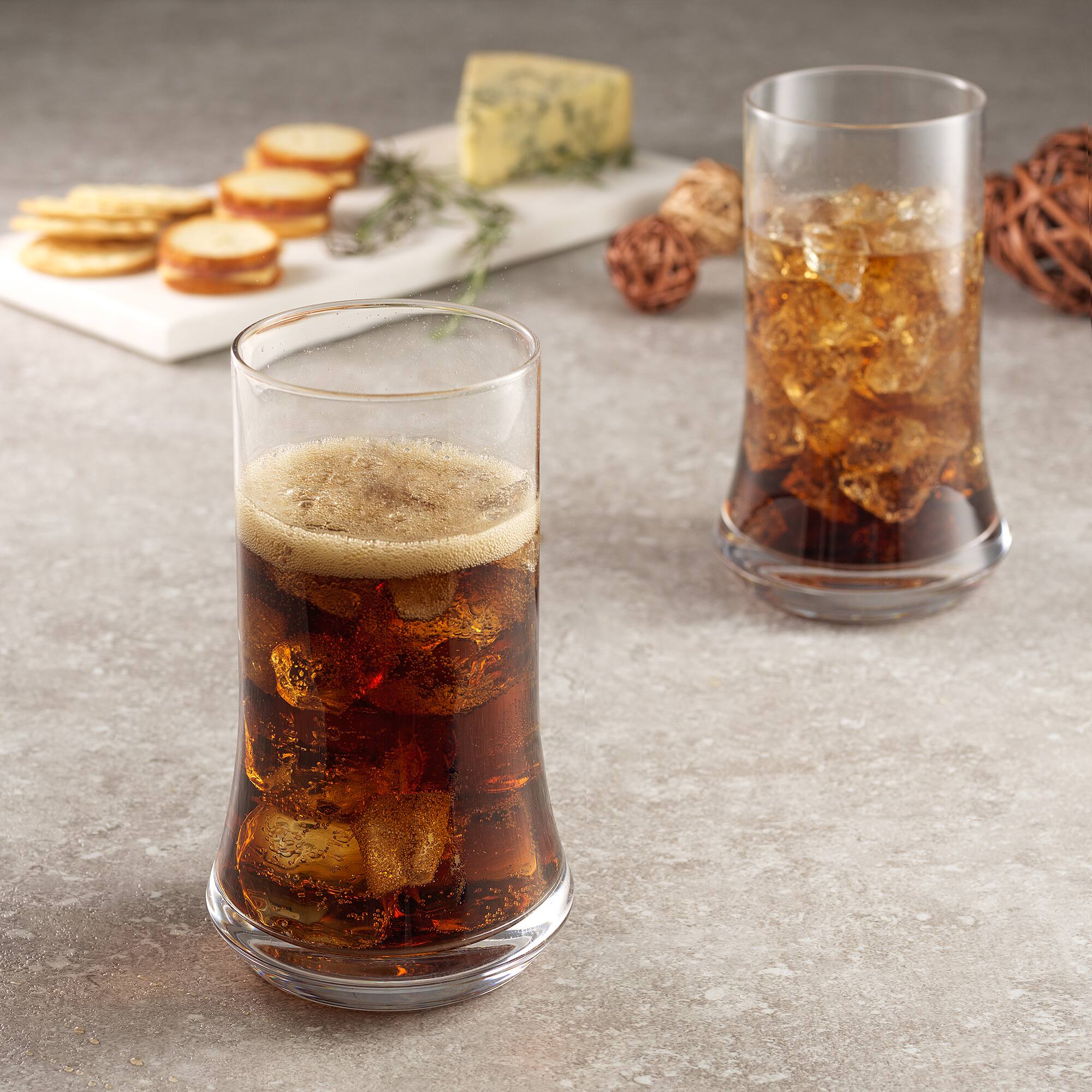 JoyJolt®Cosmos Crystal Highball Glasses, 8ct.