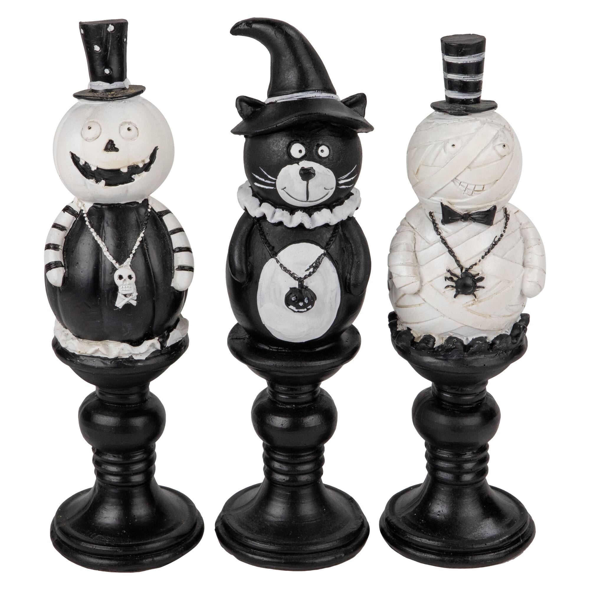 8" Halloween Candlestick Set By Northlight in Black | 8.25" x 2.25" | Michaels®