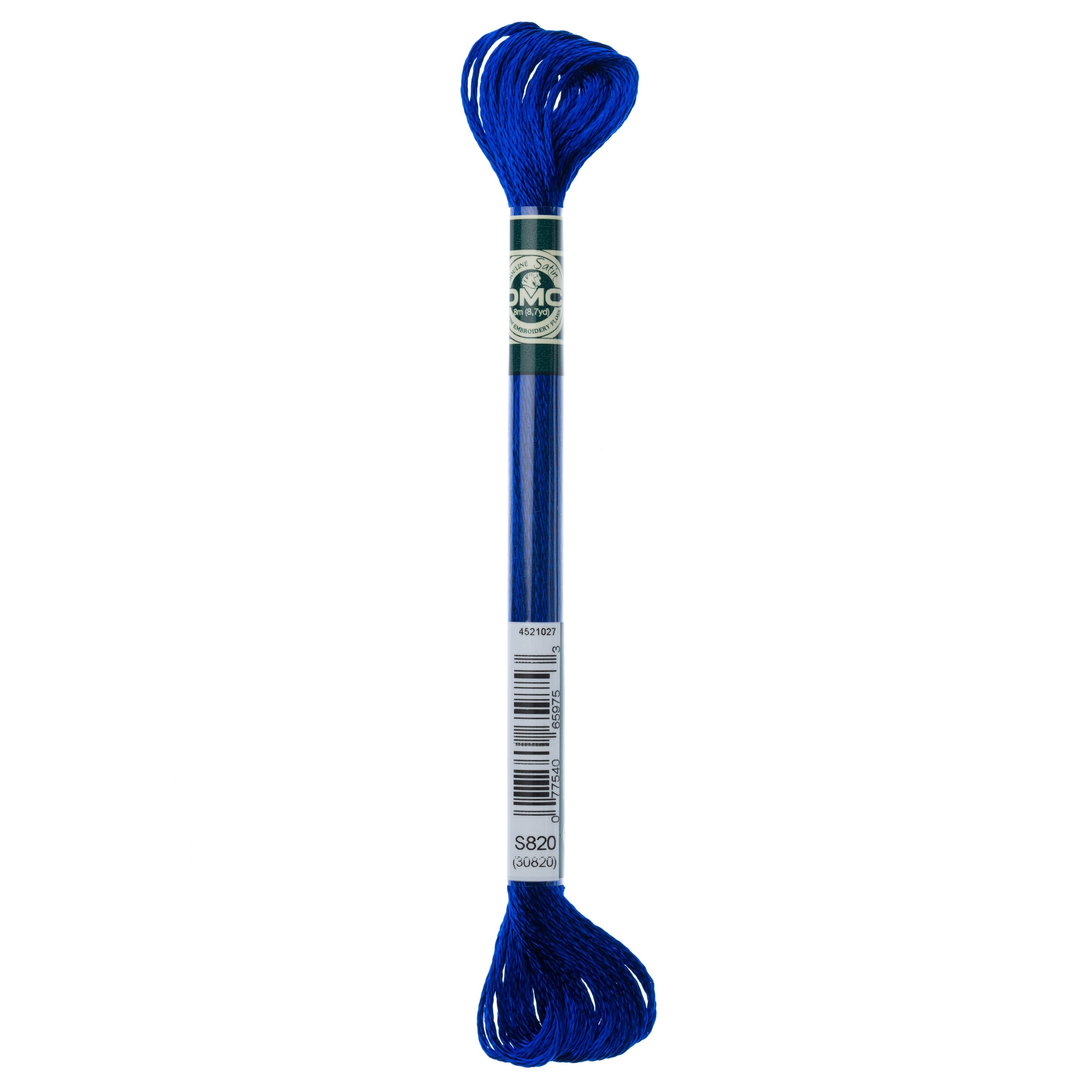 DMC® Satin Floss, Color: 820 VY DK Royal Blue | Michaels