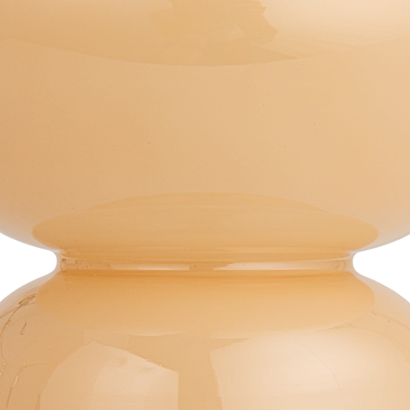Hello Honey® 10" Nude Beige Natural Elegance Glass Vase