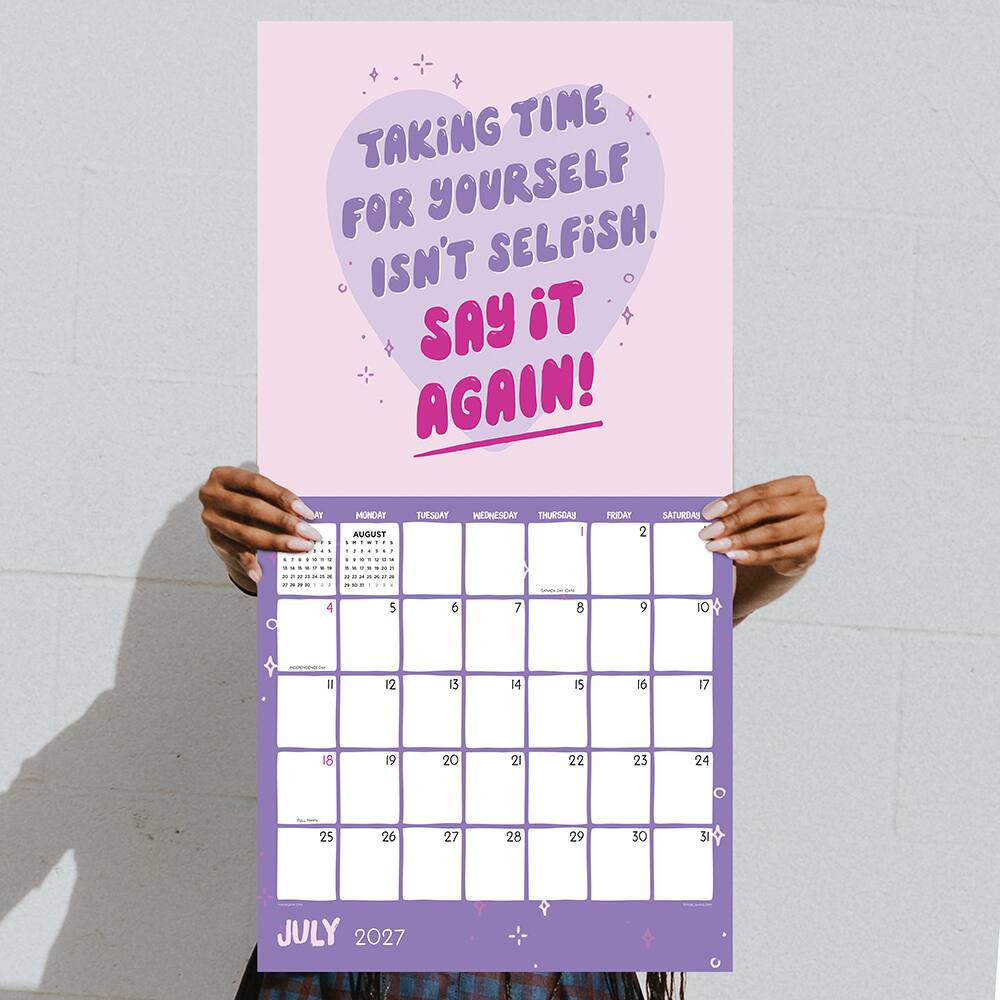 2027 Mahogany Wall Calendar