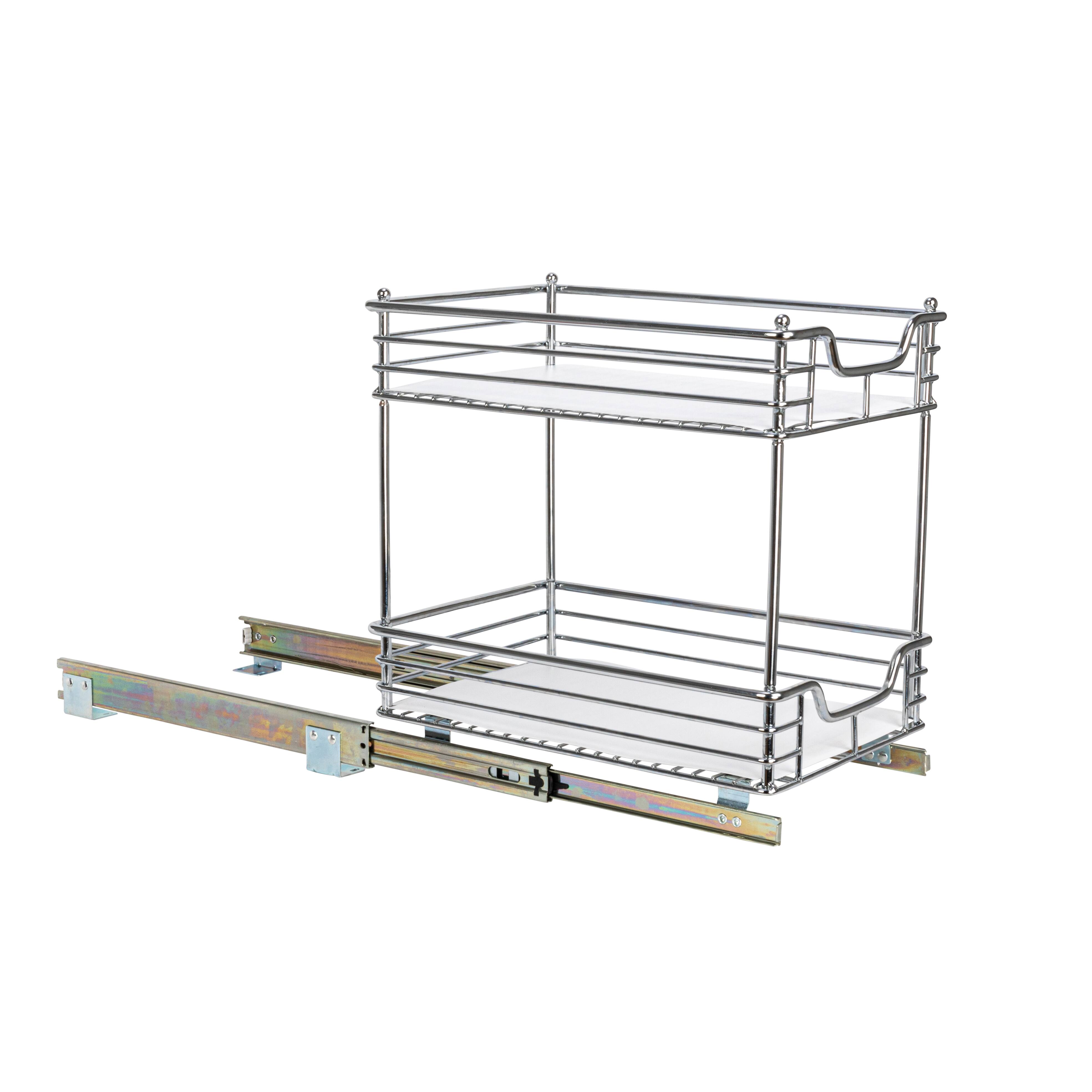 Household Essentials Glidez 2-Tier Cabinet Organizer