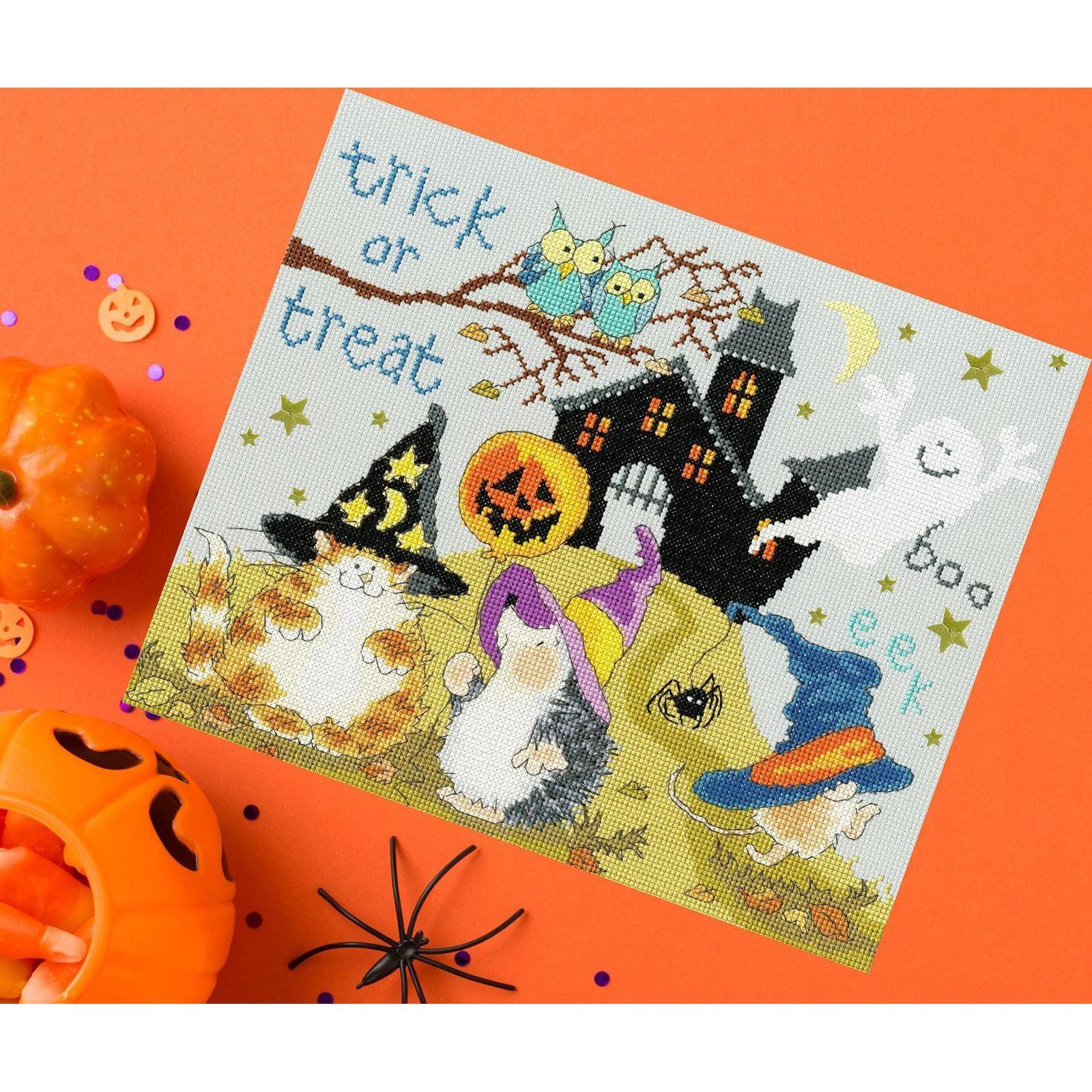 Bothy Threads Trick Or Treat Counted Cross Stitch Kit