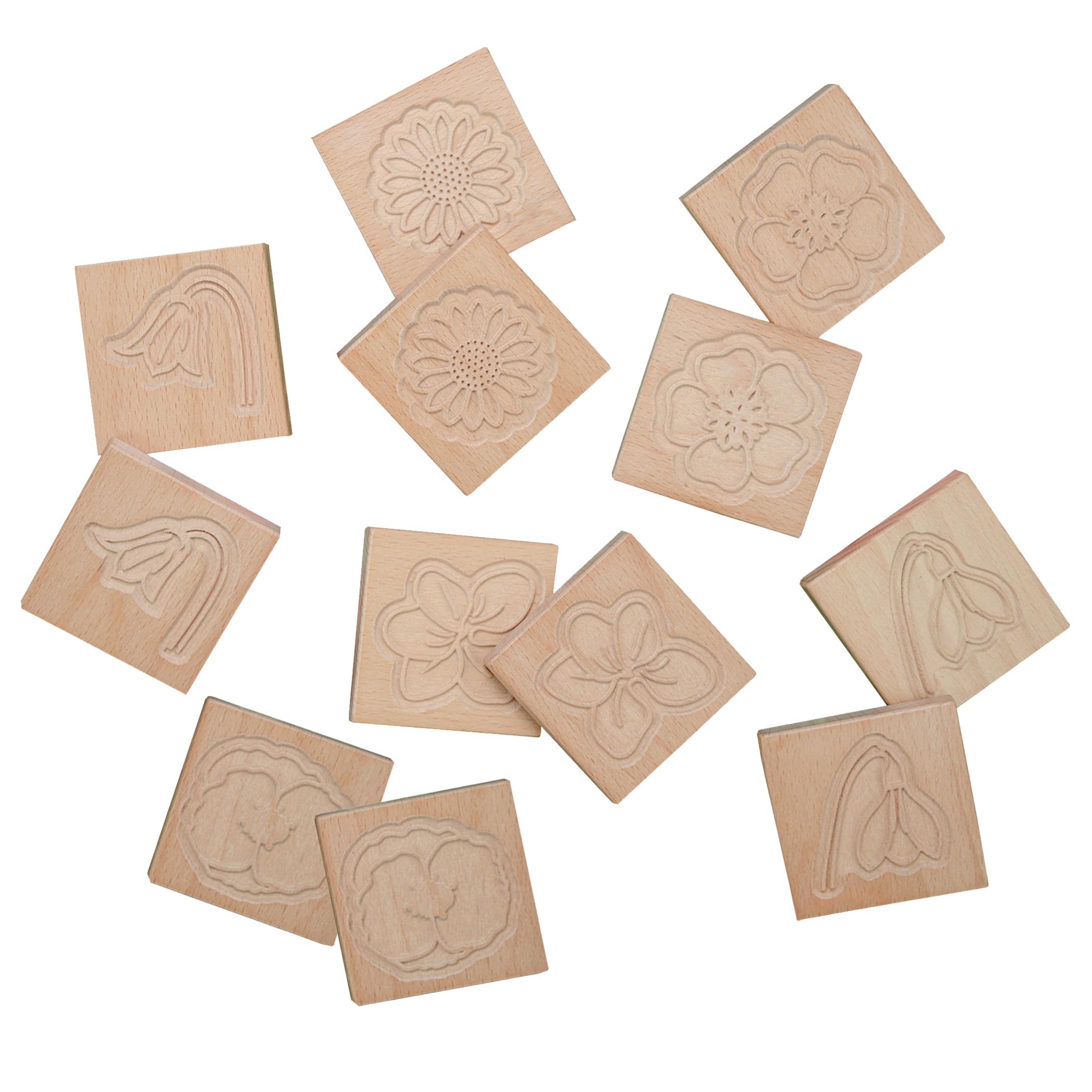 Yellow Door Match Me Sensory Flower Tiles Play Set