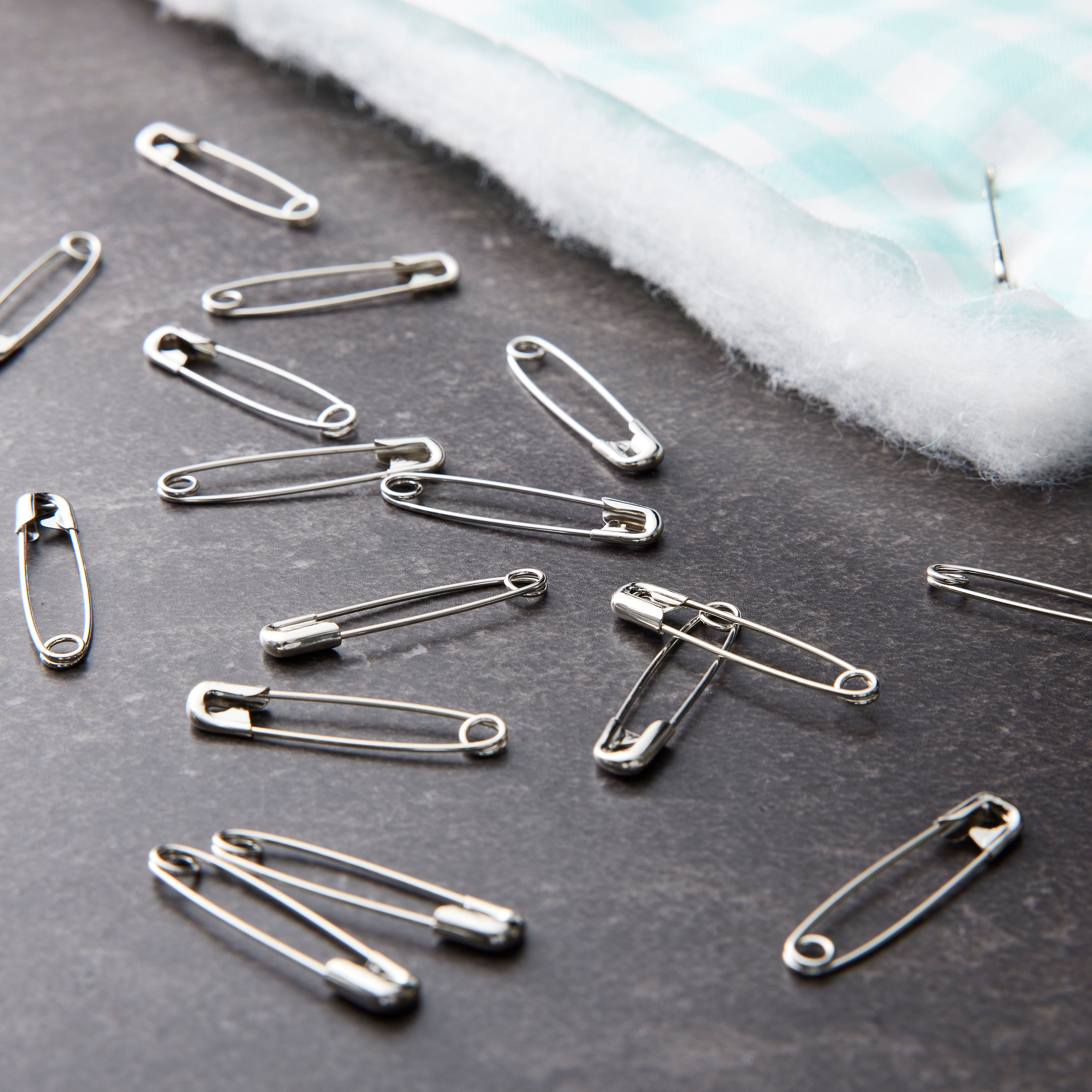 12 Packs: 150 ct. (1,800 total) 1 1/16" Quilter's Safety Pins by Loops & Threads™