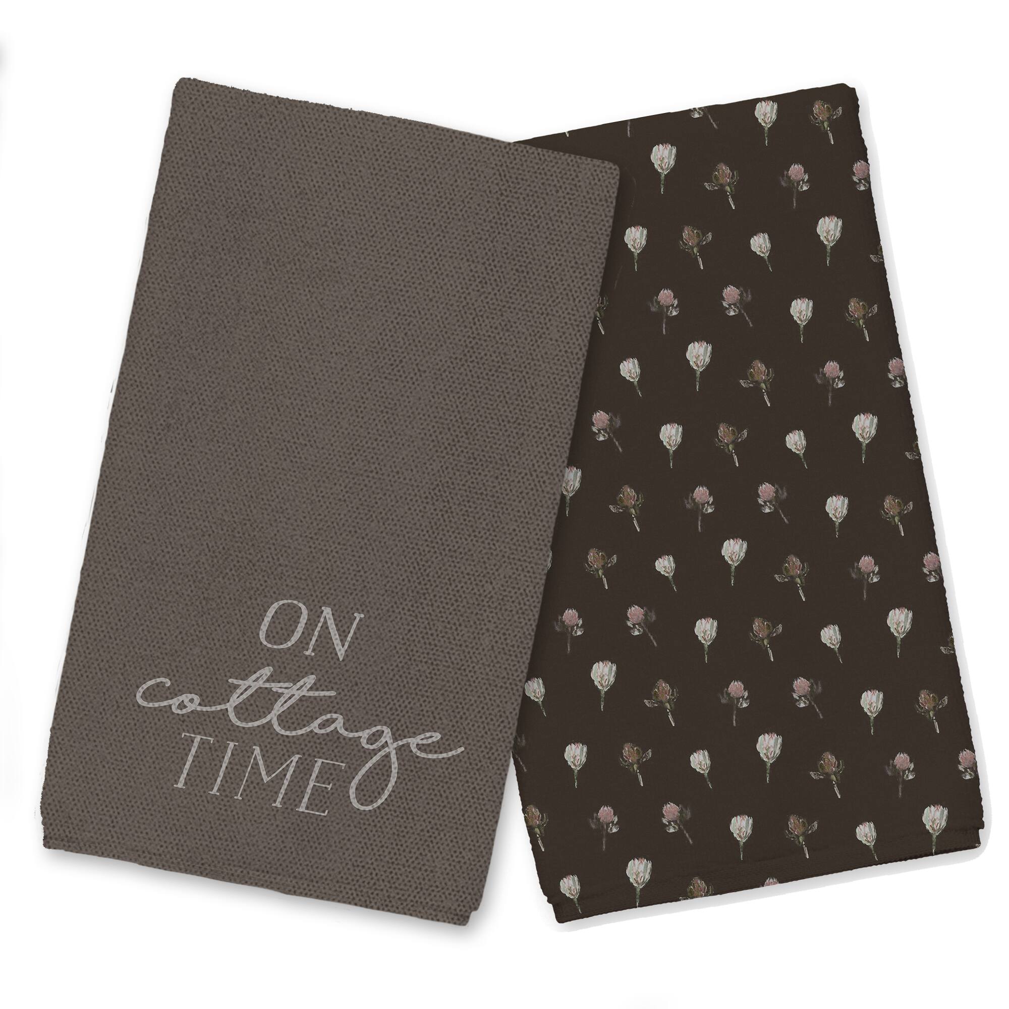 On Cottage Time Tea Towel Set