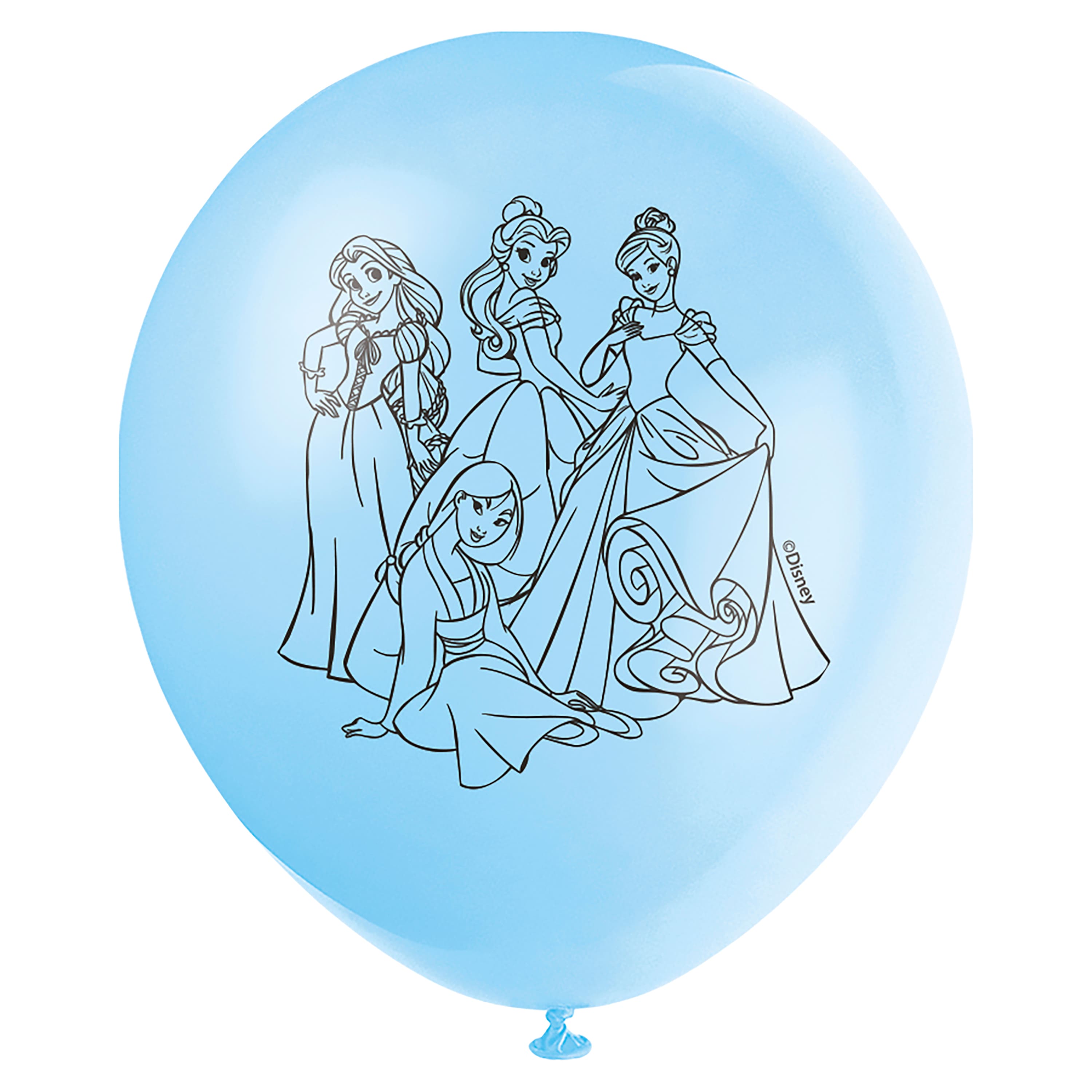 12" Disney® Princess Latex Balloons, 8ct.