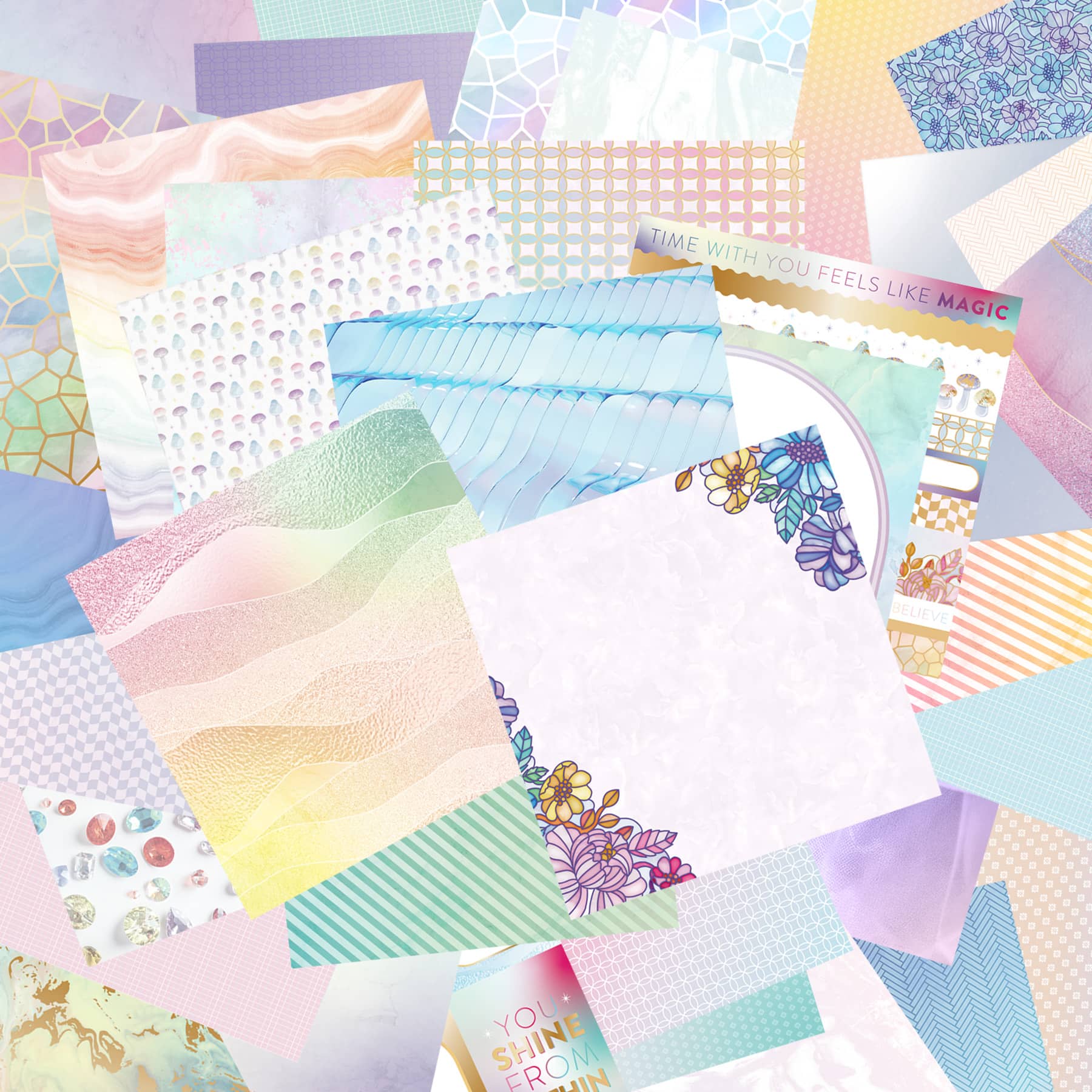 12" x 12" Dreamscapes Double-Sided Cardstock Paper Pad by Recollections™, 36 Sheets
