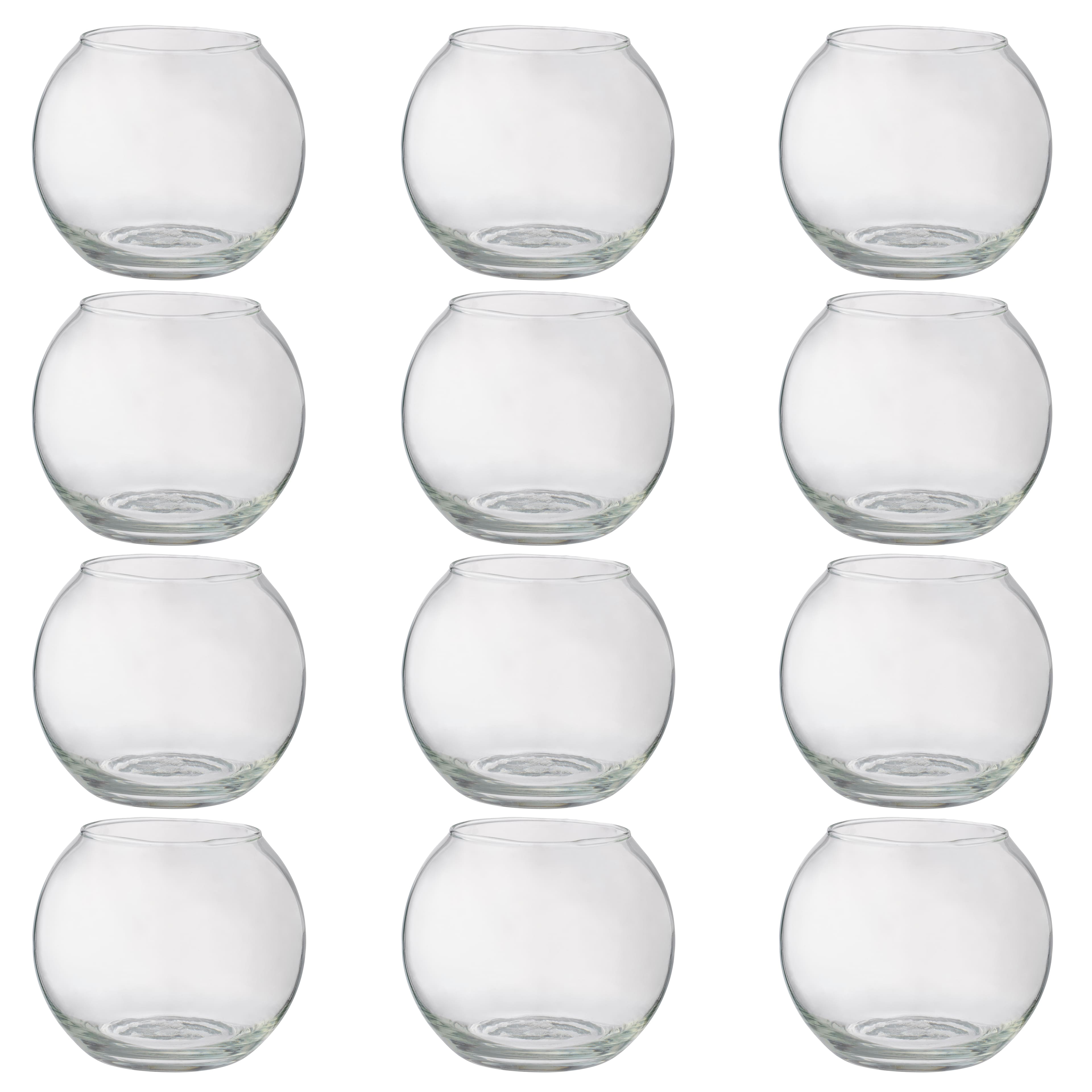 12 Pack: 3.5" Glass Rose Bowl by Ashland®