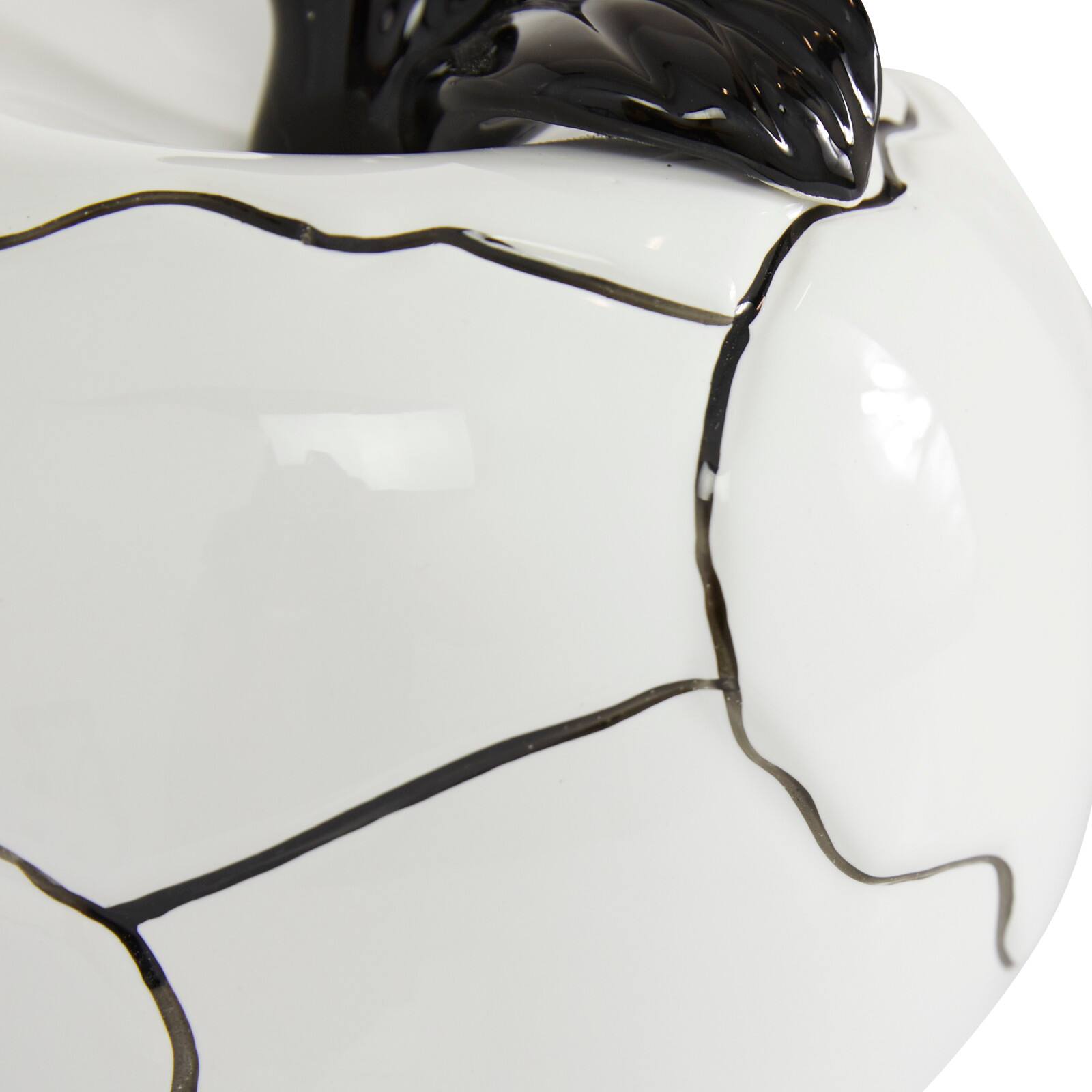 Set of 2 White Dolomite Contemporary Sculpture, 6", 9"