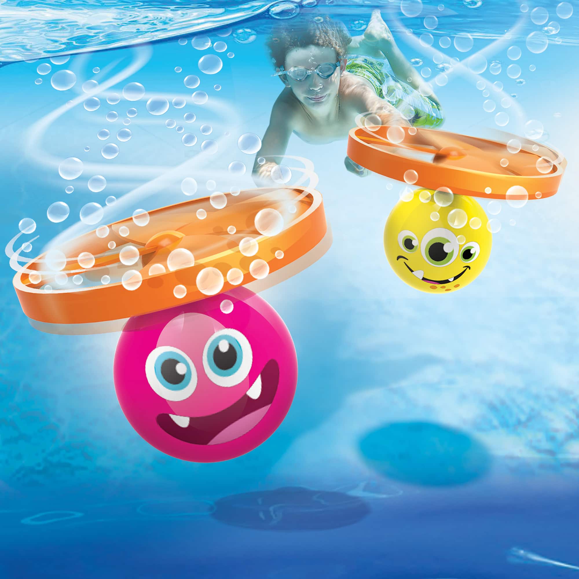 Banzai® 6-Piece Whirl 'N Twirl Pool Toy Dive Set