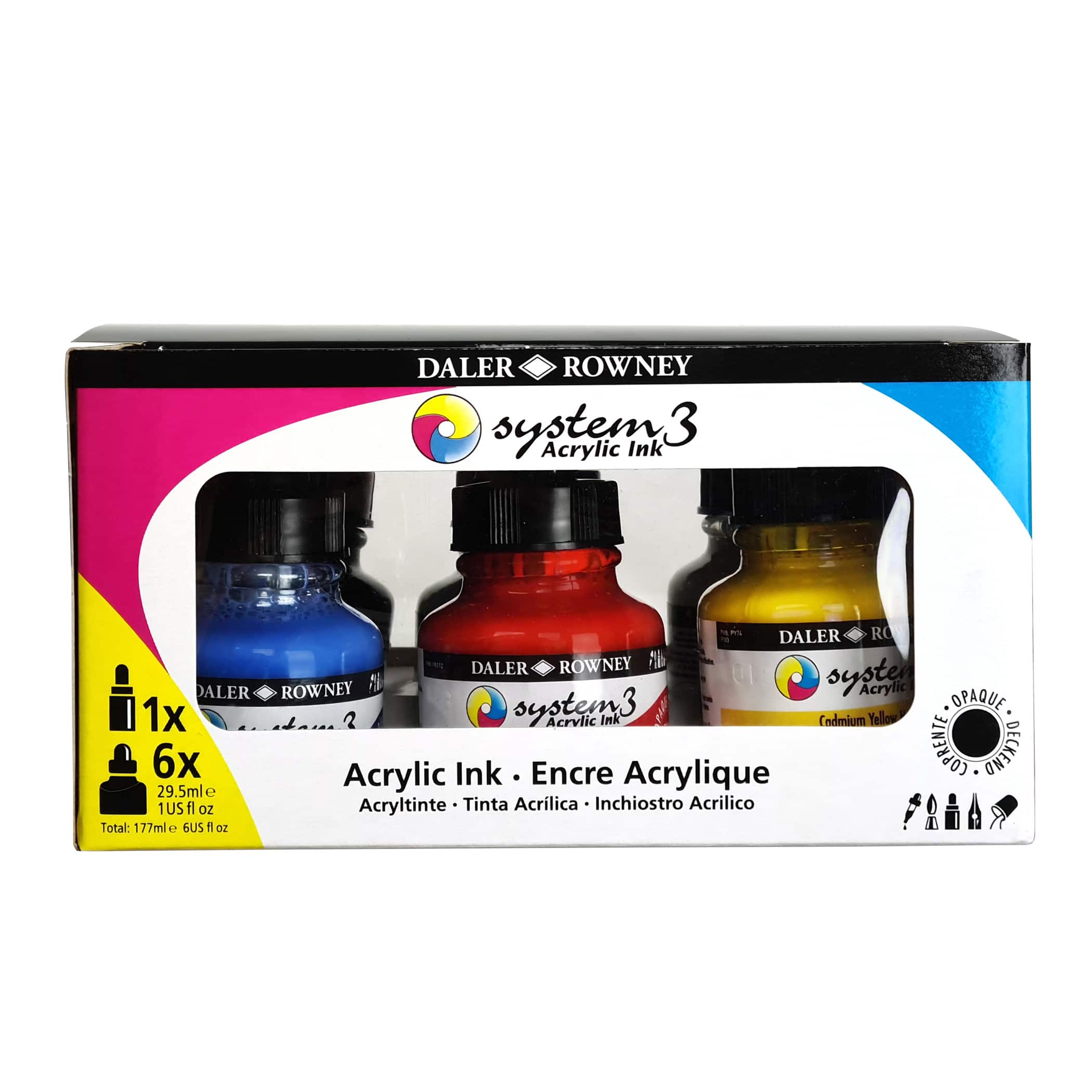 Daler-Rowney® System3 Acrylic Ink Intro Set
