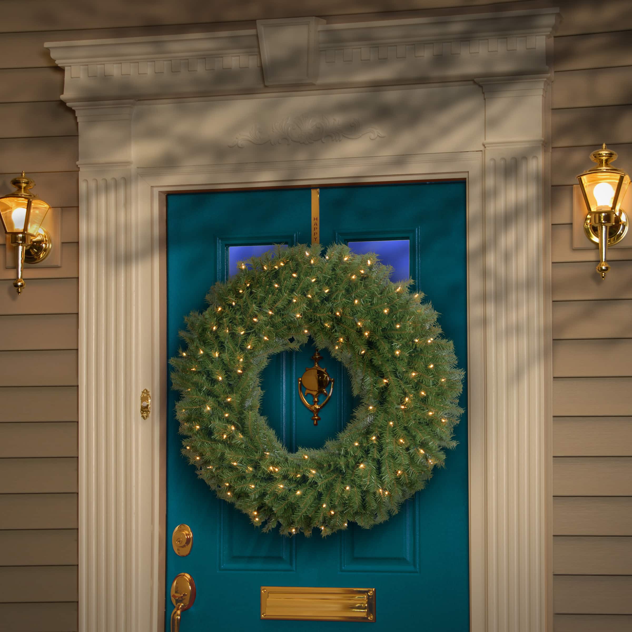 36" Norwood Fir Wreath with 100ct. Clear Lights