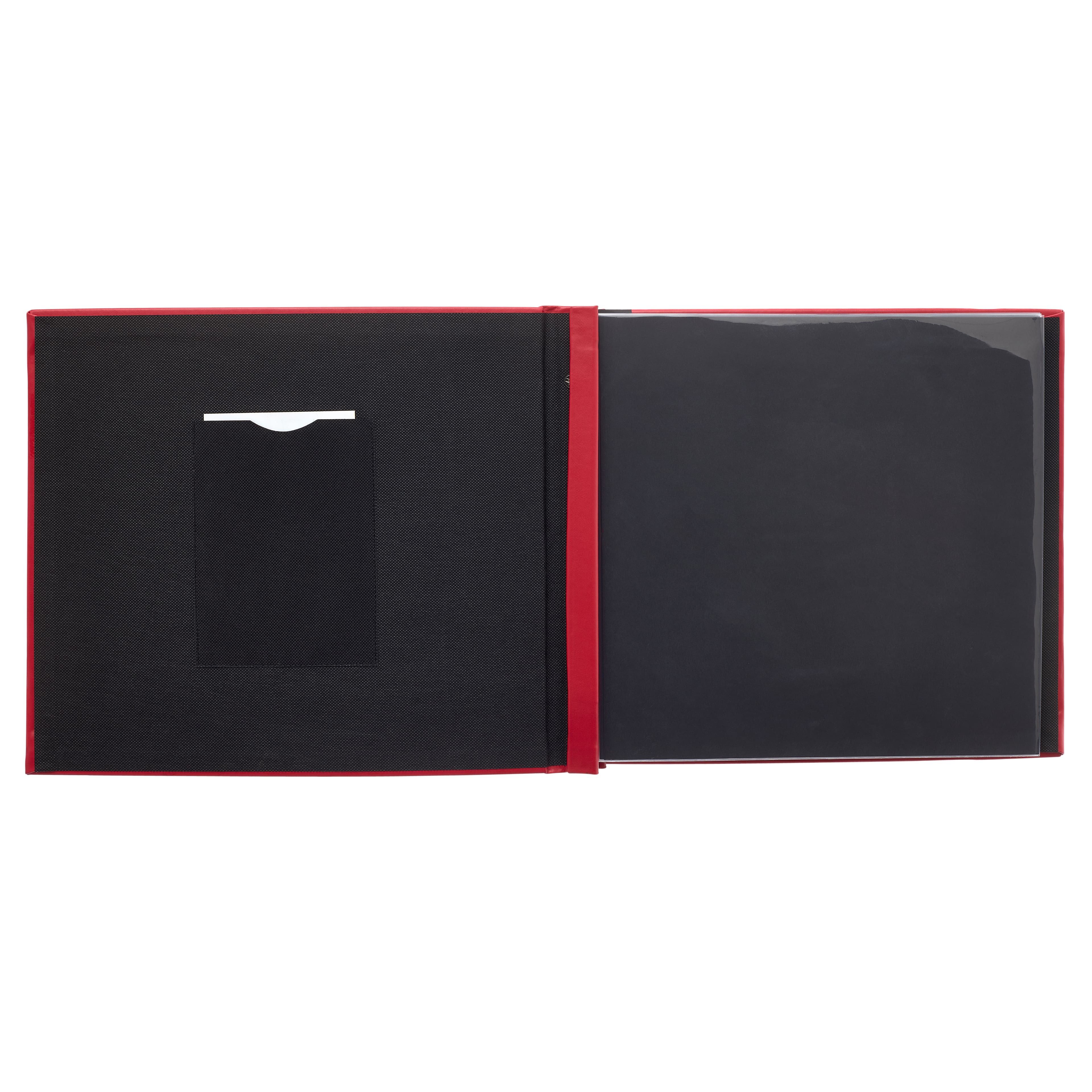 6 Pack: Red Faux Leather Mega Scrapbook by Recollections®