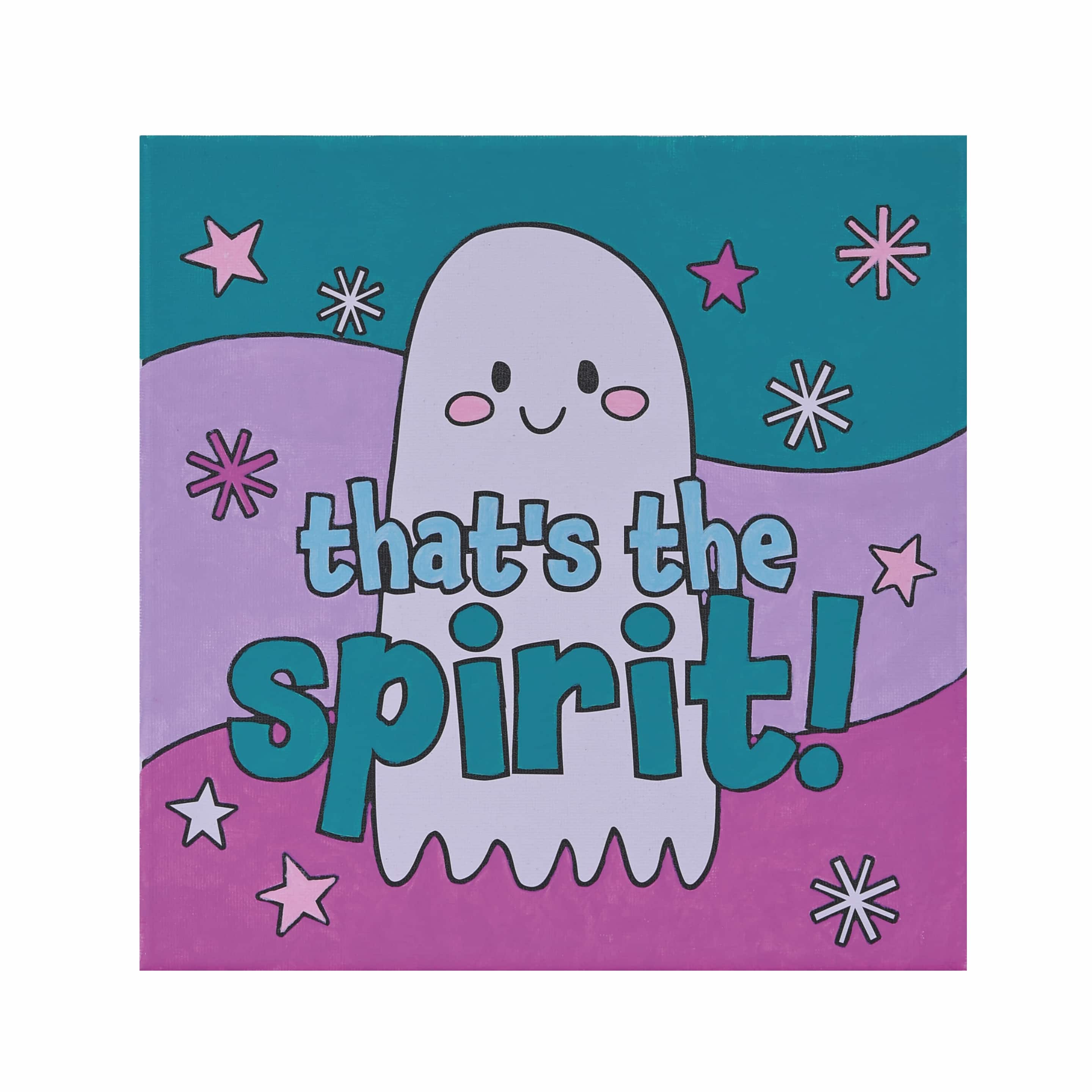 Halloween Color Your Own Ghost Canvas Painting Kit by Creatology™