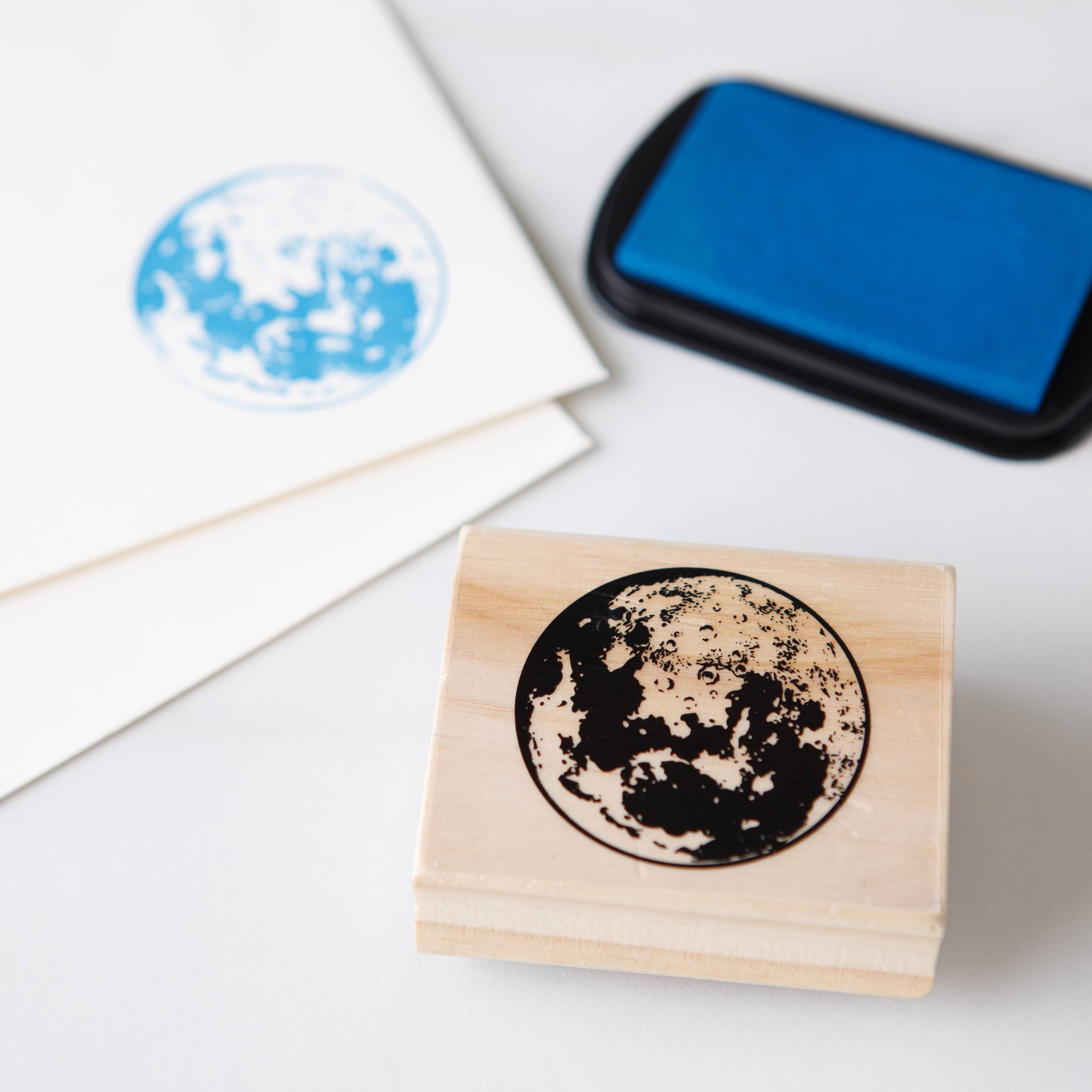 6 Pack: Moon Wood Stamp by Recollections™