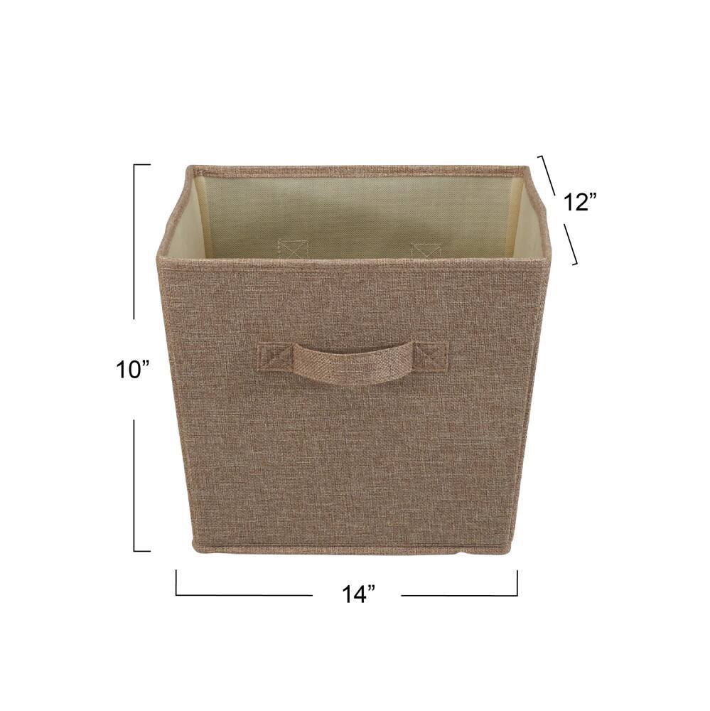 Household Essentials Tapered Fabric Storage Bins