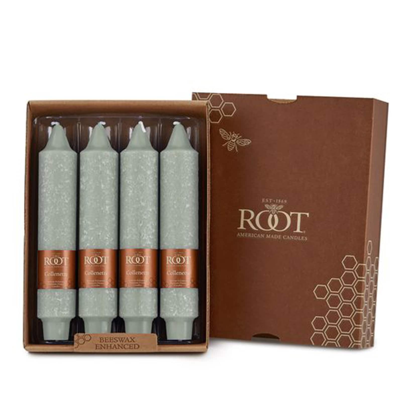 Root Candles 7" Unscented Timberline™ Collenette Taper Candles, 4ct.