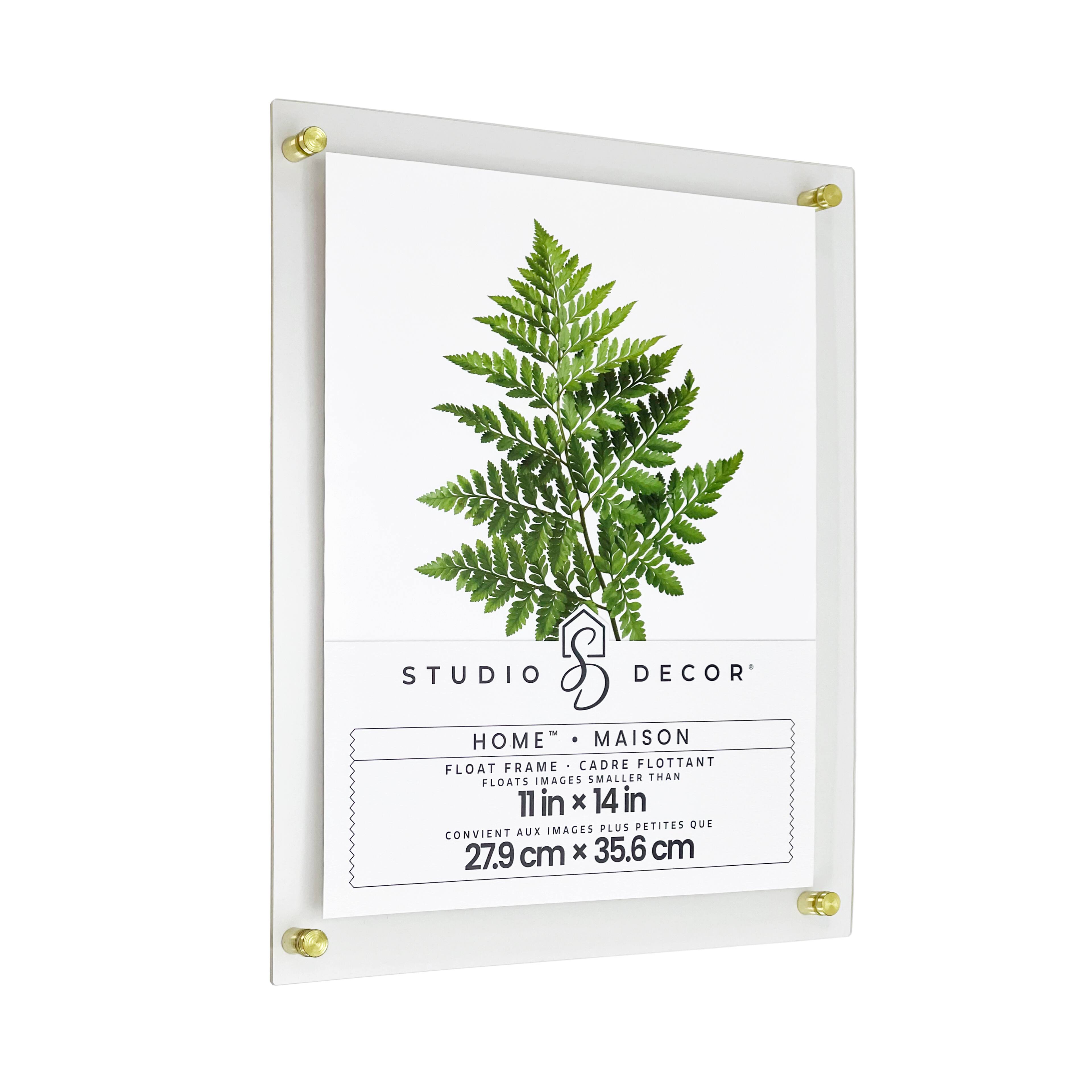 Home™ 11" x 14" Clear Float Frame by Studio Décor®