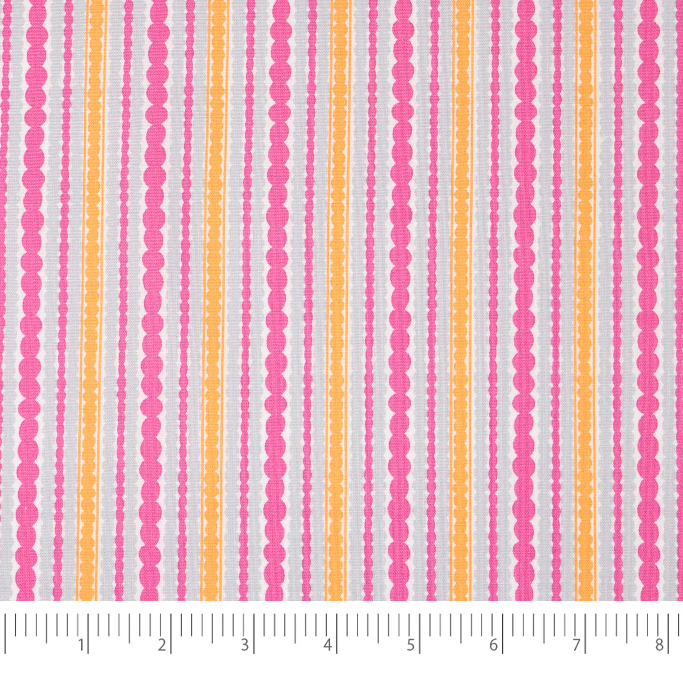 Stitch & Sparkle Dotstripe Modern Scandinavian Cotton Fabric