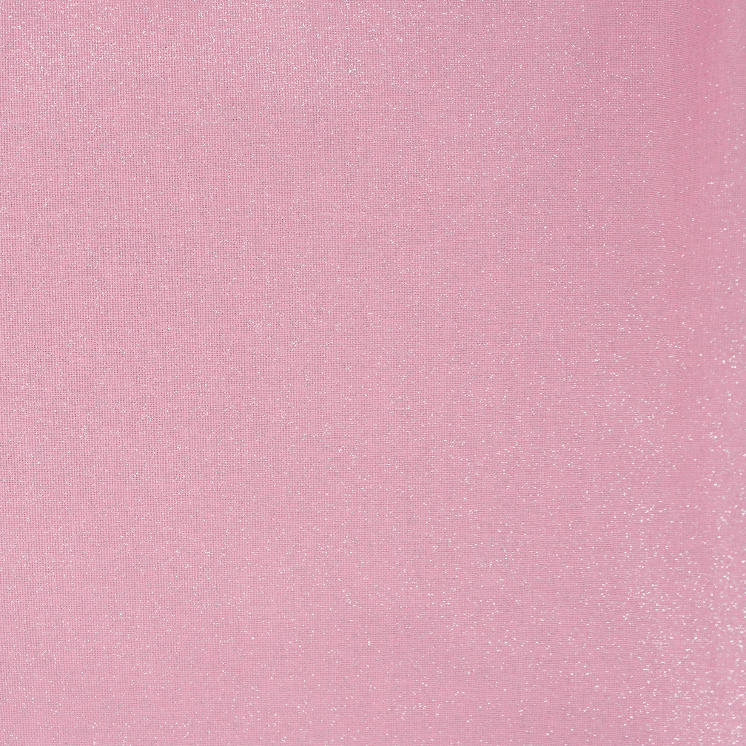 SINGER Glitter Pink Cotton Fabric